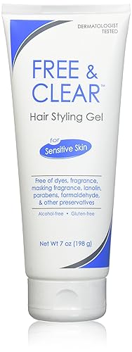 Free & Clear Hair Styling Gel, Unscented, (SG_B00MX6ZXT2_US), 7 Ounce (Pack of 2) Beauty & Personal Care Free & Clear