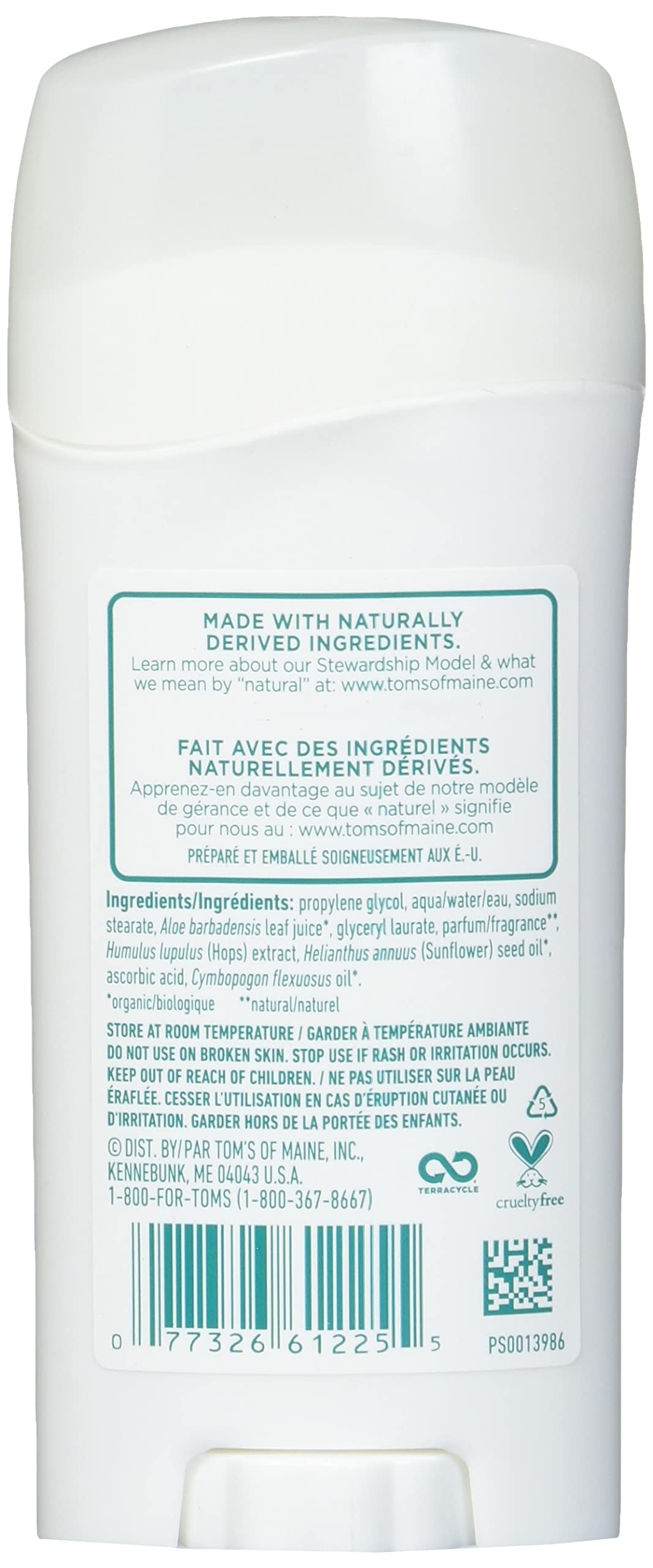 Tom's of Maine Long-Lasting Aluminum-Free Natural Deodorant for Women, Lavender, 2.25 Ounce (Pack of 2) Beauty and Personal Care Tom's of Maine