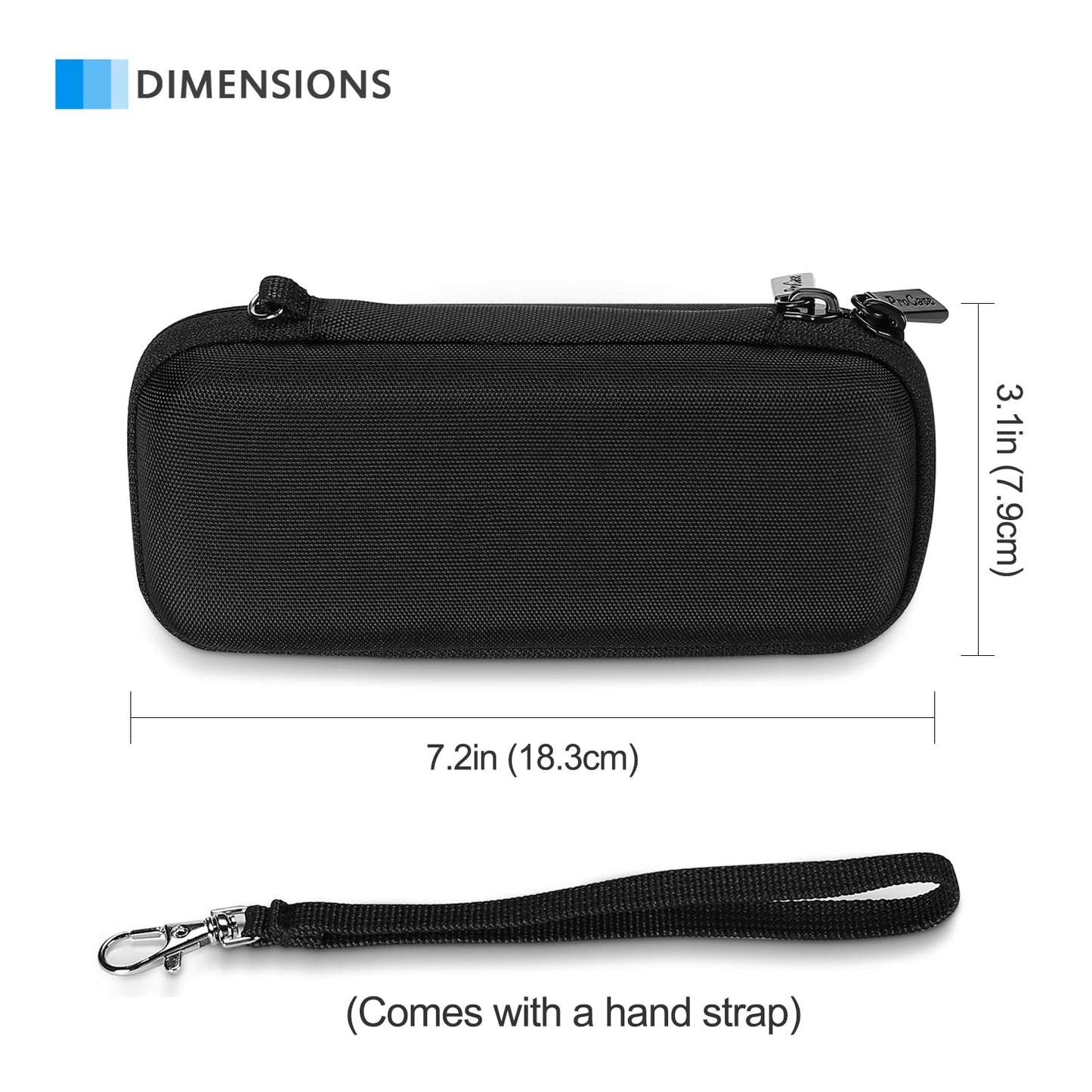 ProCase Hard Case for Electric Trimmer and Shaver, Travel Organizer Carrying Bag for QP2520 QP2530 QP2620 QP2630 -Black Beauty and Personal Care ProCase