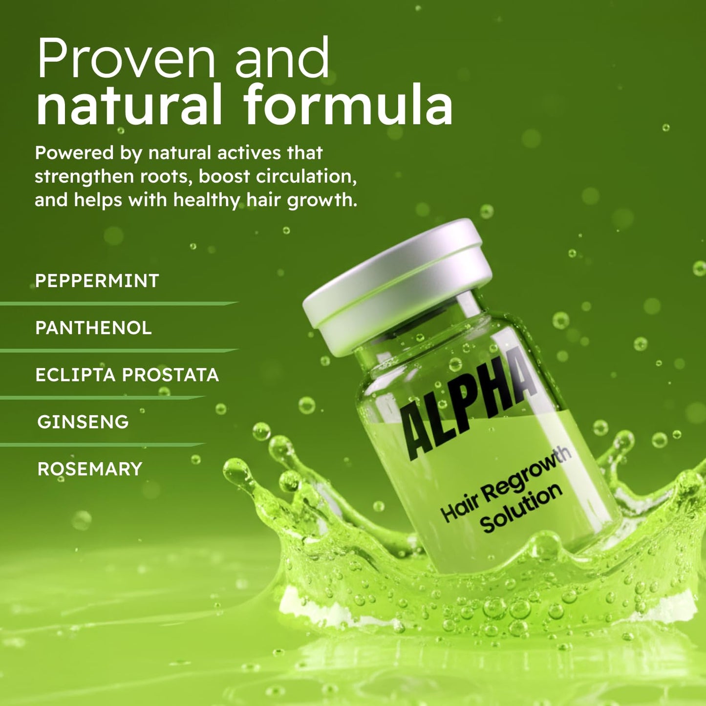 AlphaInfuse™ Scalp Nourishing Serum for Men - Ginseng & Eclipta Botanical Blend for Fuller-Looking, Thicker-Looking Hair and Healthy Scalp - 32ml - 2 Beauty and Personal Care Alphainfuse