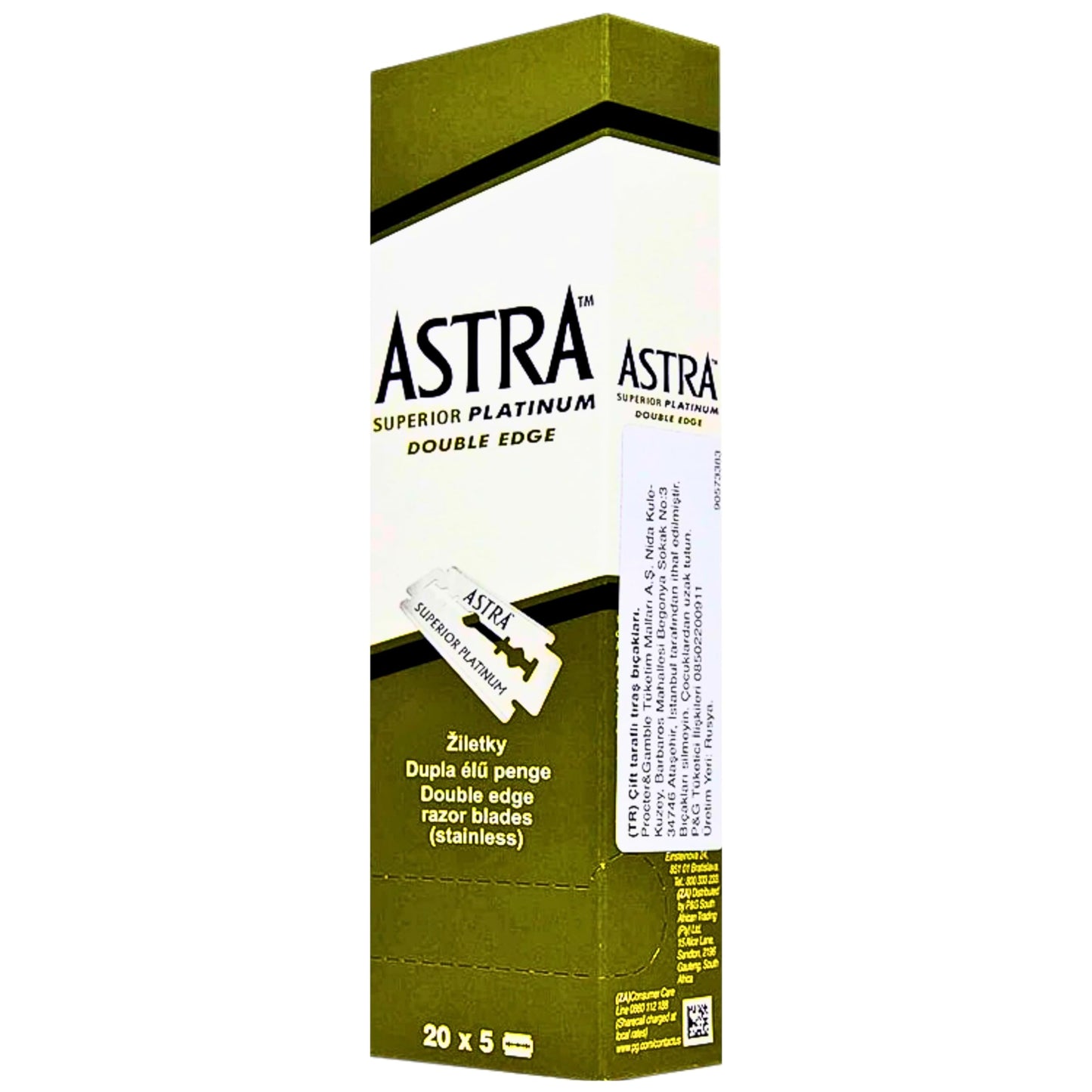 The Shave Factory -Astra Platinum Double Edge Safety Razor Blades (100 Count),Smooth&Sharp DE Razor Blades for Men,Stainless Steel Safety Razor Beauty and Personal Care the shave factory