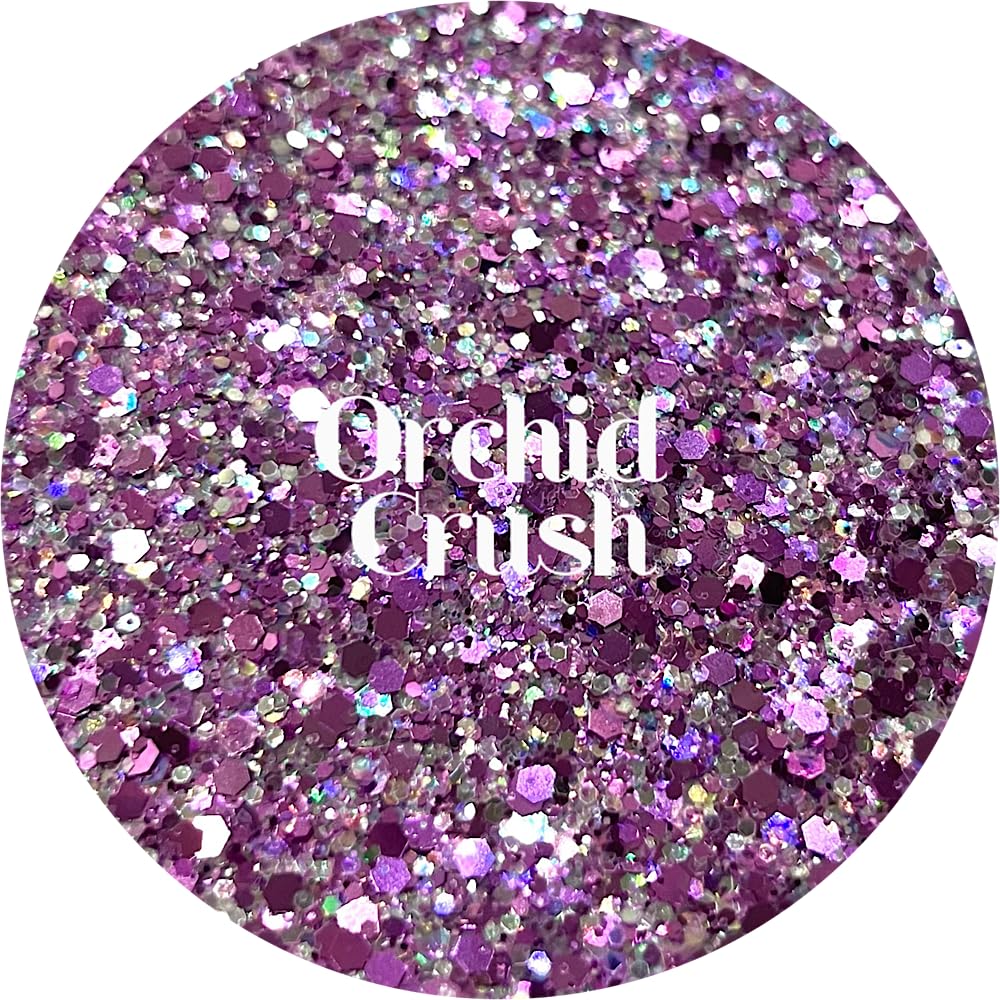 Purple Polyester Glitter | Craft Glitter | Glitter for Arts & Crafts | Tumblers | Cosmetics | Nails | Epoxy Resin Art | Slime | DIY | Body Glitter | 1 Beauty & Personal Care Glitter Heart Co.