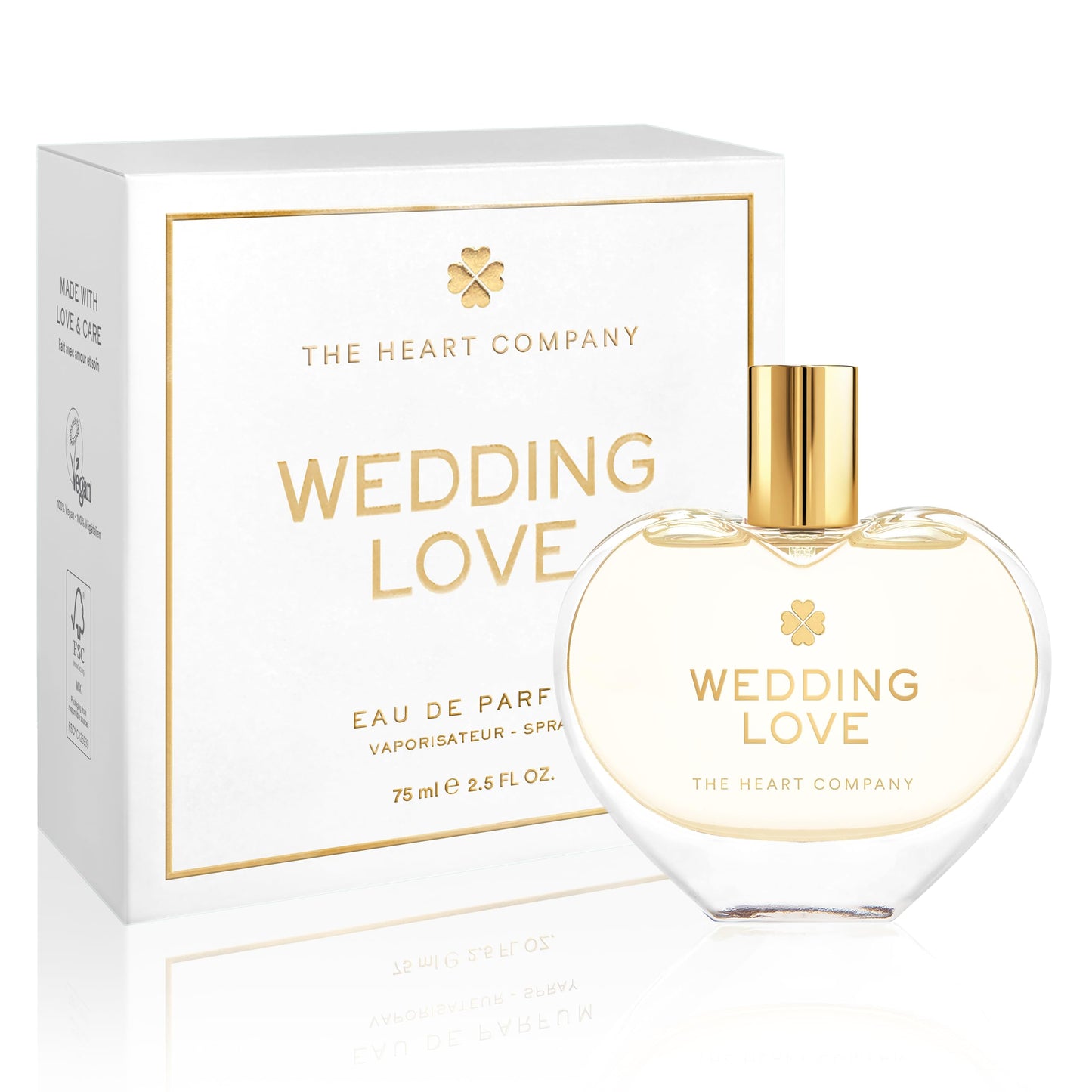 THE HEART COMPANY WEDDING LOVE Perfume for women | Fruity Sweet Women's Fragrance | Bridal Shower Gift | Wedding Gift for Bride | Vegan & Cruelty-Free Beauty & Personal Care THE HEART COMPANY
