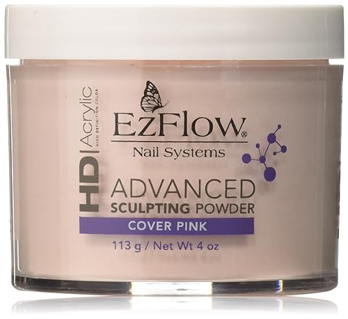 EZ Flow High Definition Cover Pink Powder False Nails, 4 Ounce Beauty & Personal Care EzFlow