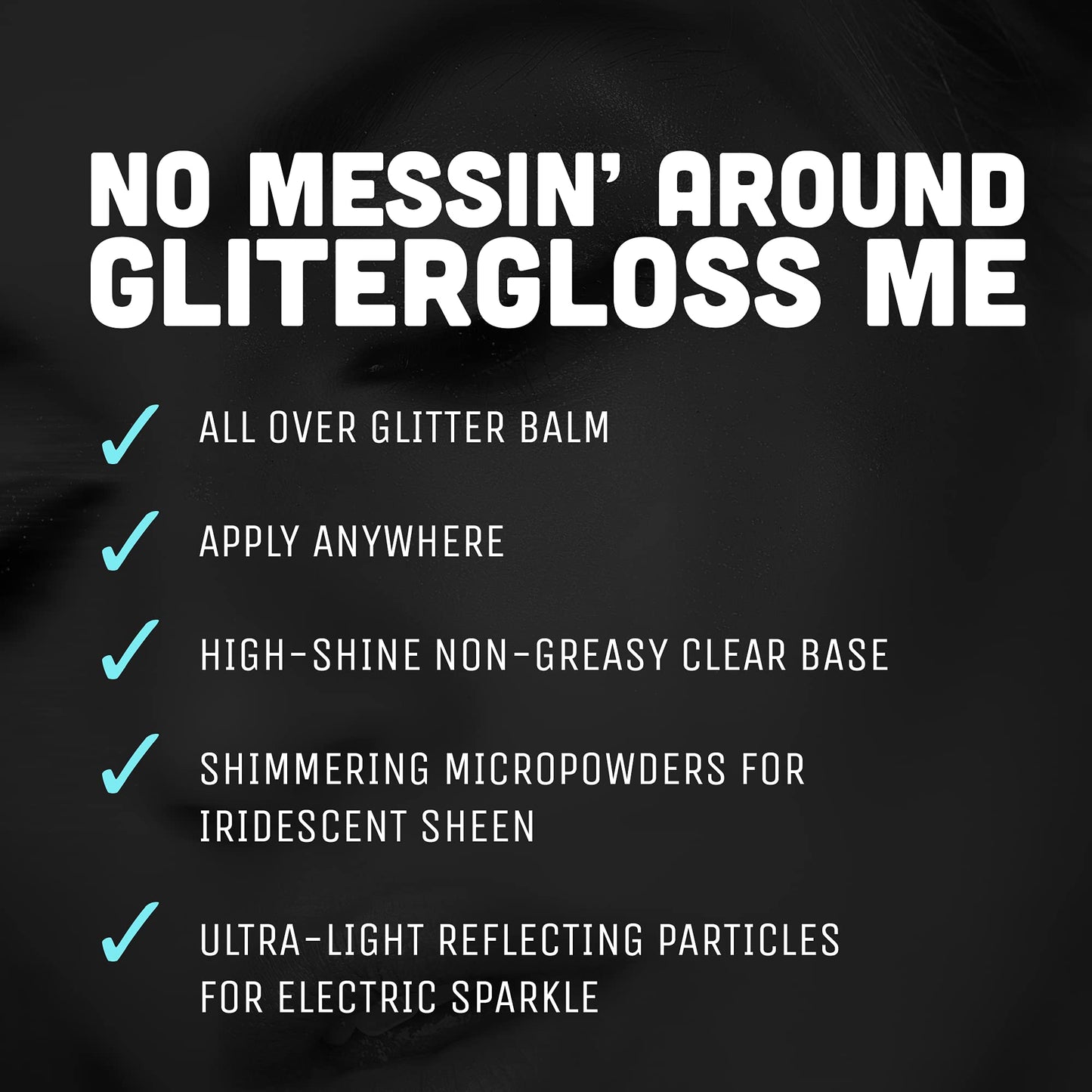 SKINGASM All Over Glitter Balm - The Sexiest Sparkle - Glitter for Your Lips, Eyes, Face, Body & Hair - Cruelty- Free- Glitter Eyeshadow - Vegan Beauty & Personal Care SKINGASM