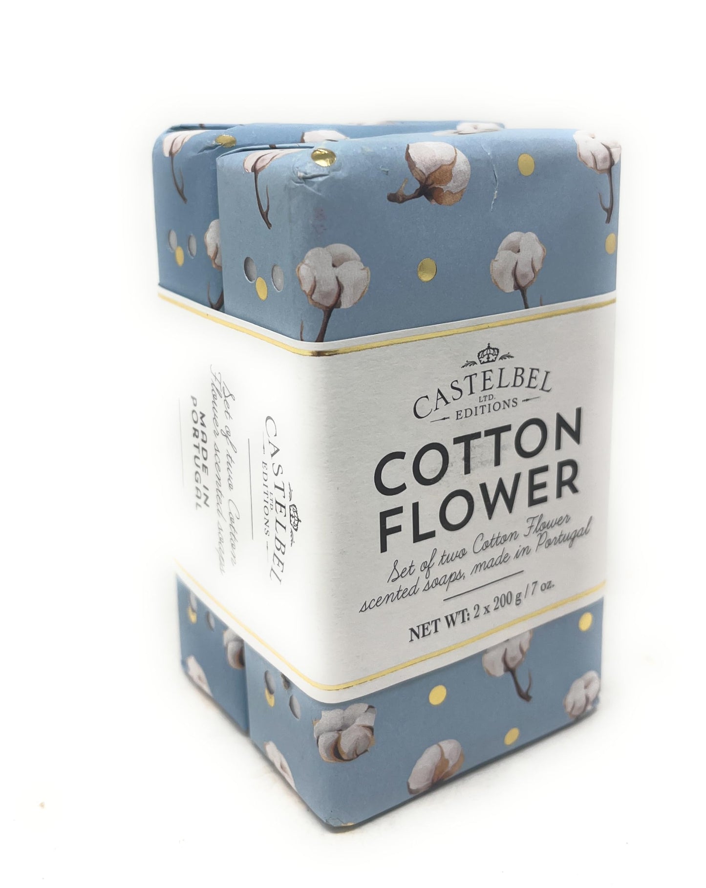 Castelbel 2 Set - Cotton Flower Scented Soaps Beauty & Personal Care Castelbel