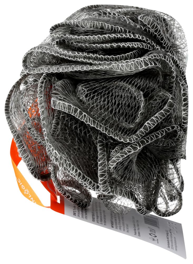 Clean Logic Purifying Charcoal Mesh Bath Sponge (3 Pack)3 Beauty and Personal Care Cleanlogic