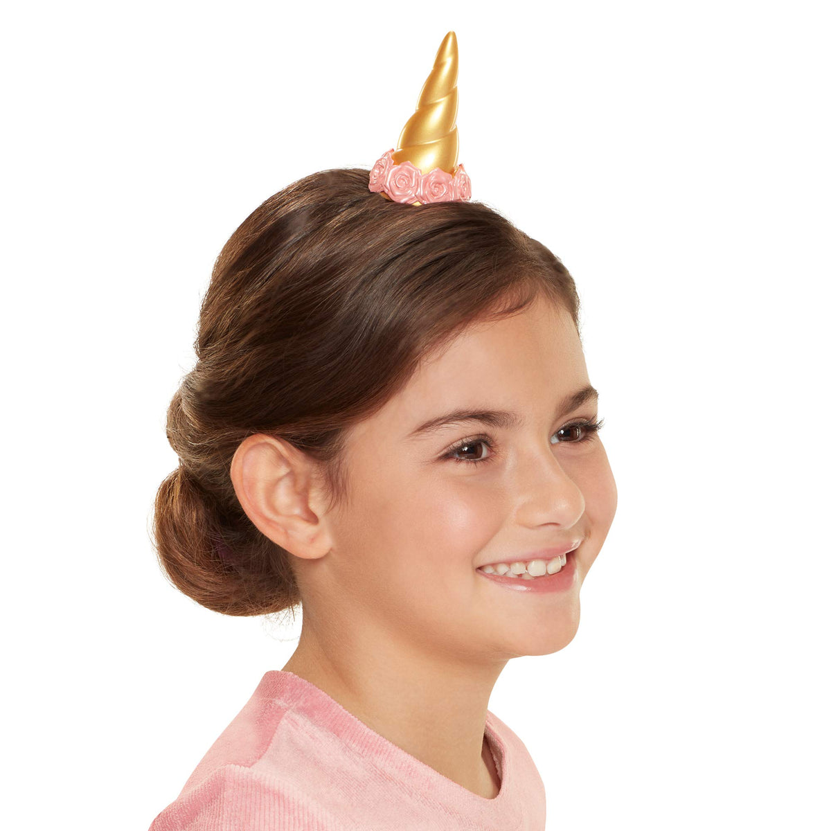 CGH Cute Girls Hairstyles! Unicorn Hair Kit with Bun Maker Foam Roll Tool
