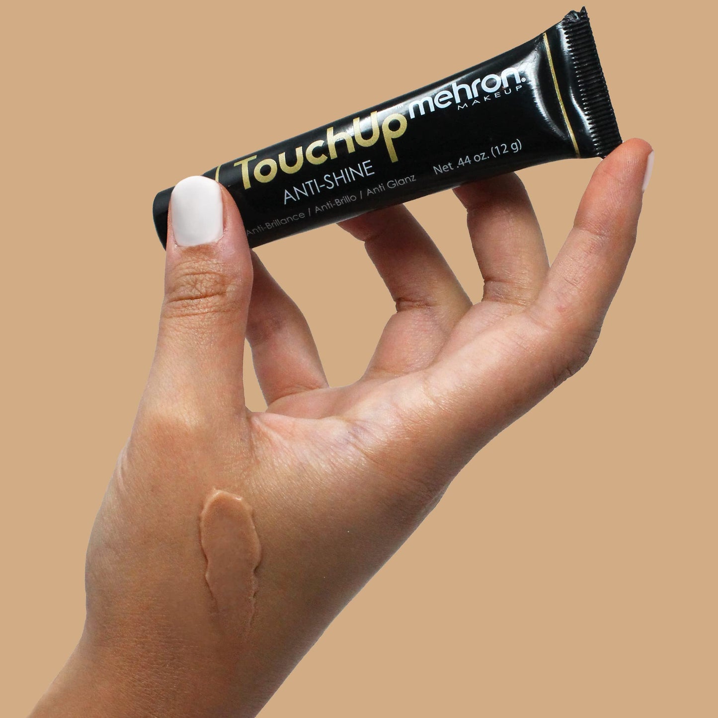 Mehron Makeup TouchUp Anti-Shine Gel | Matte Primer Face Makeup | Finishing and Primer Gel (Medium Tint) Beauty & Personal Care Mehron