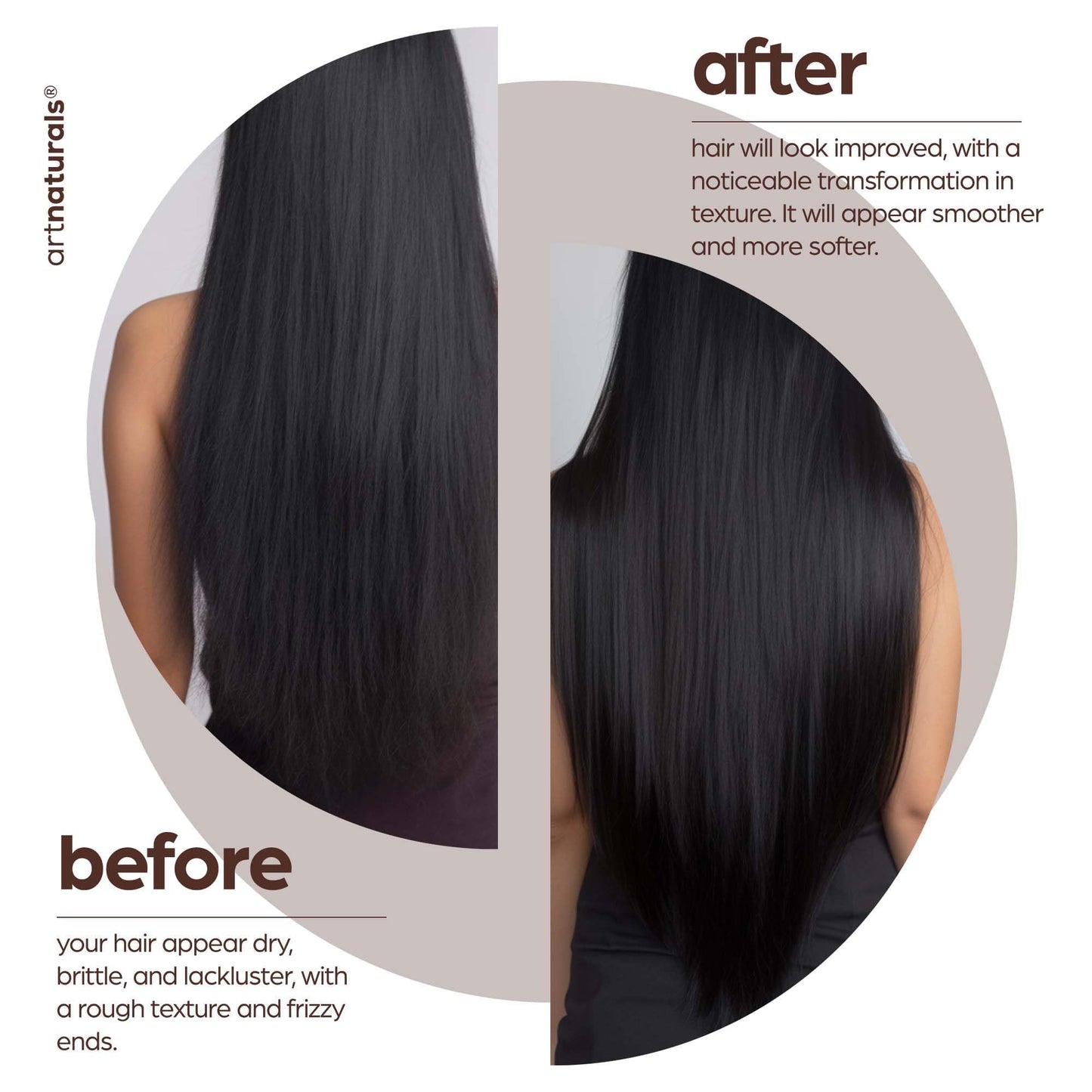 Argan Oil Shampoo and Conditioner Set - Sulfate-Free Formula with Nourishing Moroccan Oil and Keratin -for All Hair, Curly or Straight - Hydrate Beauty & Personal Care Artnaturals
