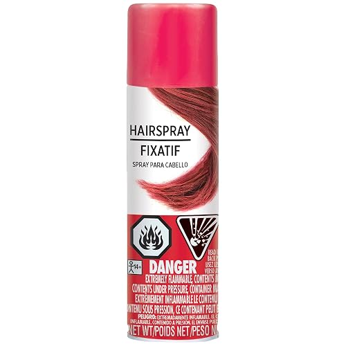 Hypo-Allergenic Red Hair Spray - 3 oz. - Perfect Party Accessory, 1 Pc. Beauty & Personal Care Amscan