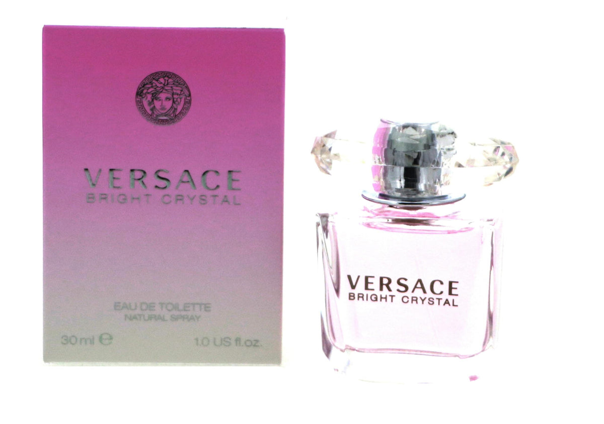 Versace Bright Crystal Eau de Toilette Spray for Women, 1.0 Fluid Ounce