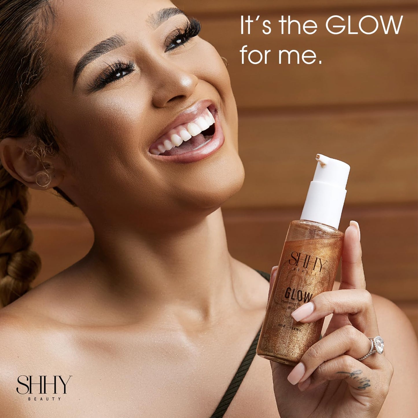 SHHY BEAUTY GLOW Hydrating Shimmer Body Oil for Radiant Skin, Shimmer and hydration for all day Glow. Beauty & Personal Care SHHY BEAUTY
