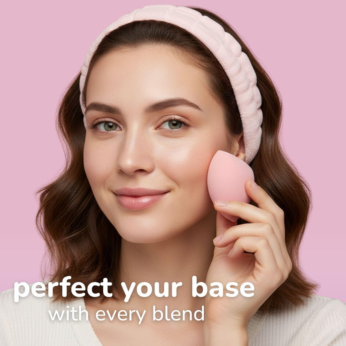 The Crème The Crème Shop x Hollywood Studio Finish Makeup Sponge (Pink)