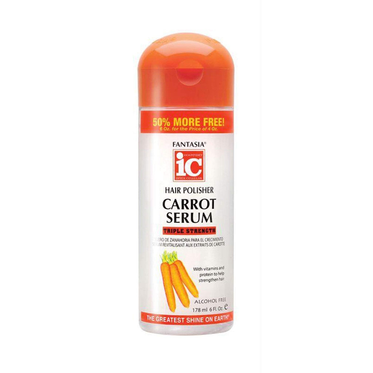Fantasia Hair Polisher Carrot Growth Serum, 6 oz Beauty & Personal Care Fantasia