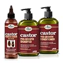 Difeel Pro-Growth Hair Care Set with Castor Oil - 3-PC Style: Shampoo & Conditioner 12oz EACH, & Hair Oil 8oz Beauty & Personal Care Difeel