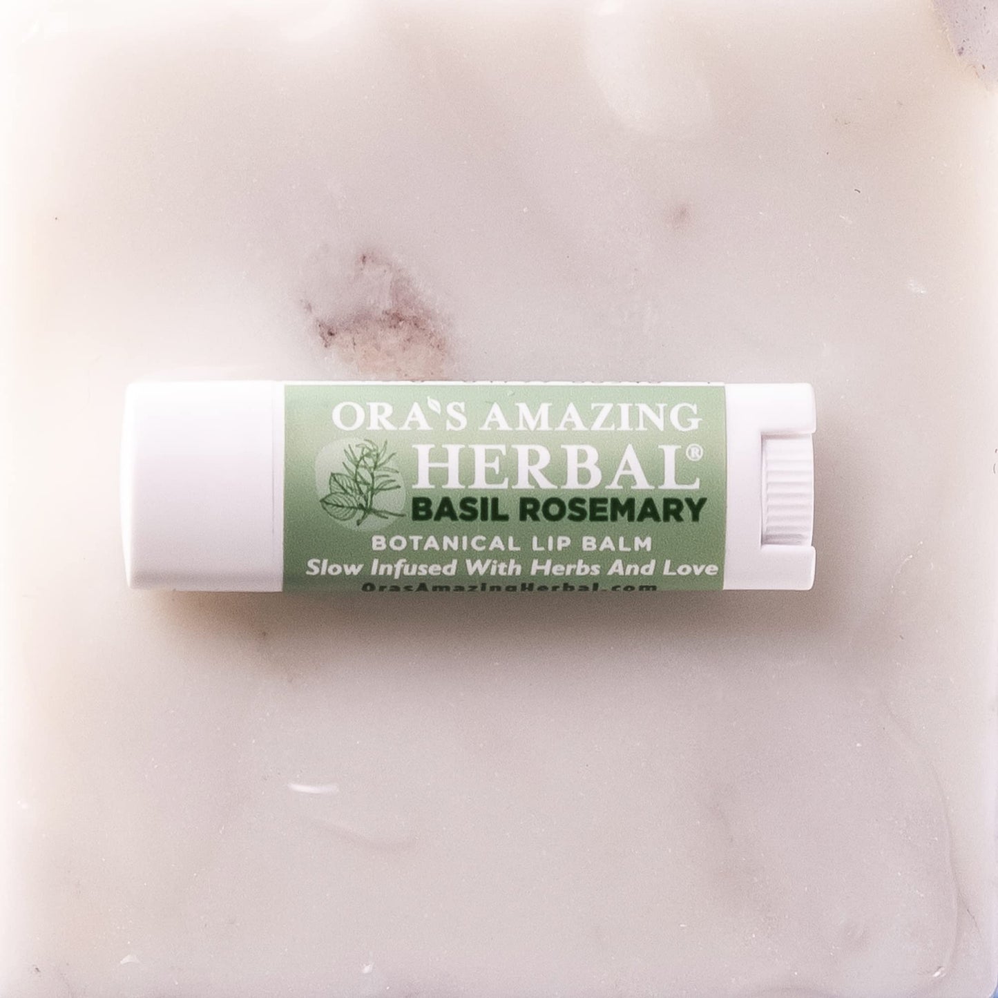 Natural Lip Balm, Perioral Dermatitis Treatment, Calendula, Healing Lip Balm with Immune Supportive Basil & Rosemary Essential Oil, Organic Coconut Beauty and Personal Care Ora's Amazing Herbal