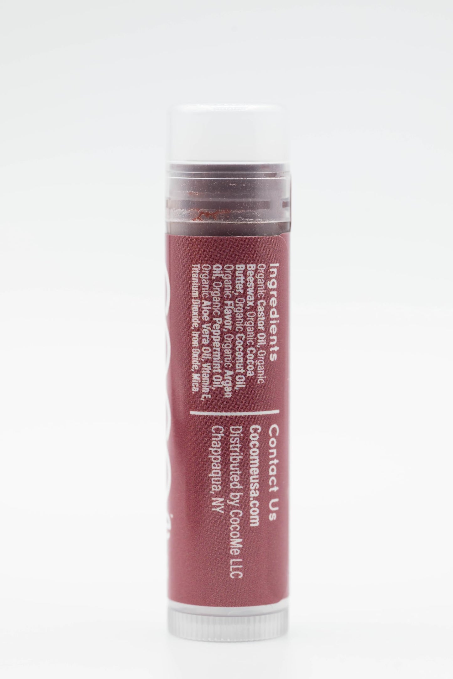 CocoMe Color Tinted Lip Balm (Plum) -All Natural Organic Coconut Oil and Beeswax for moisture and nourishment Beauty and Personal Care Coco Me