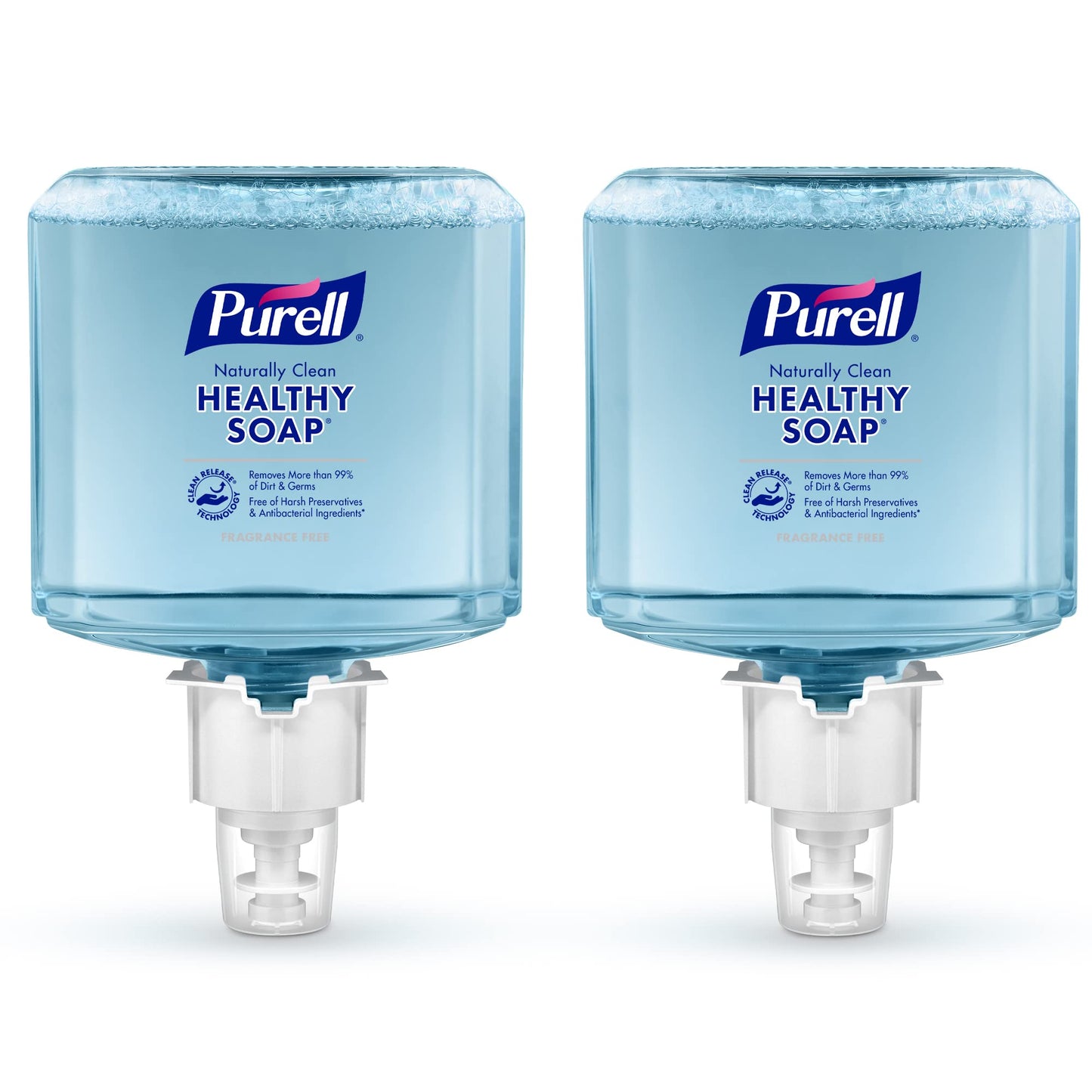 PURELL Brand CLEAN RELEASE Technology (CRT) HEALTHY SOAP Naturally Clean Foam, Fragrance Free, 1200 mL Refill for PURELL ES6 Automatic Soap Dispenser Beauty & Personal Care Purell