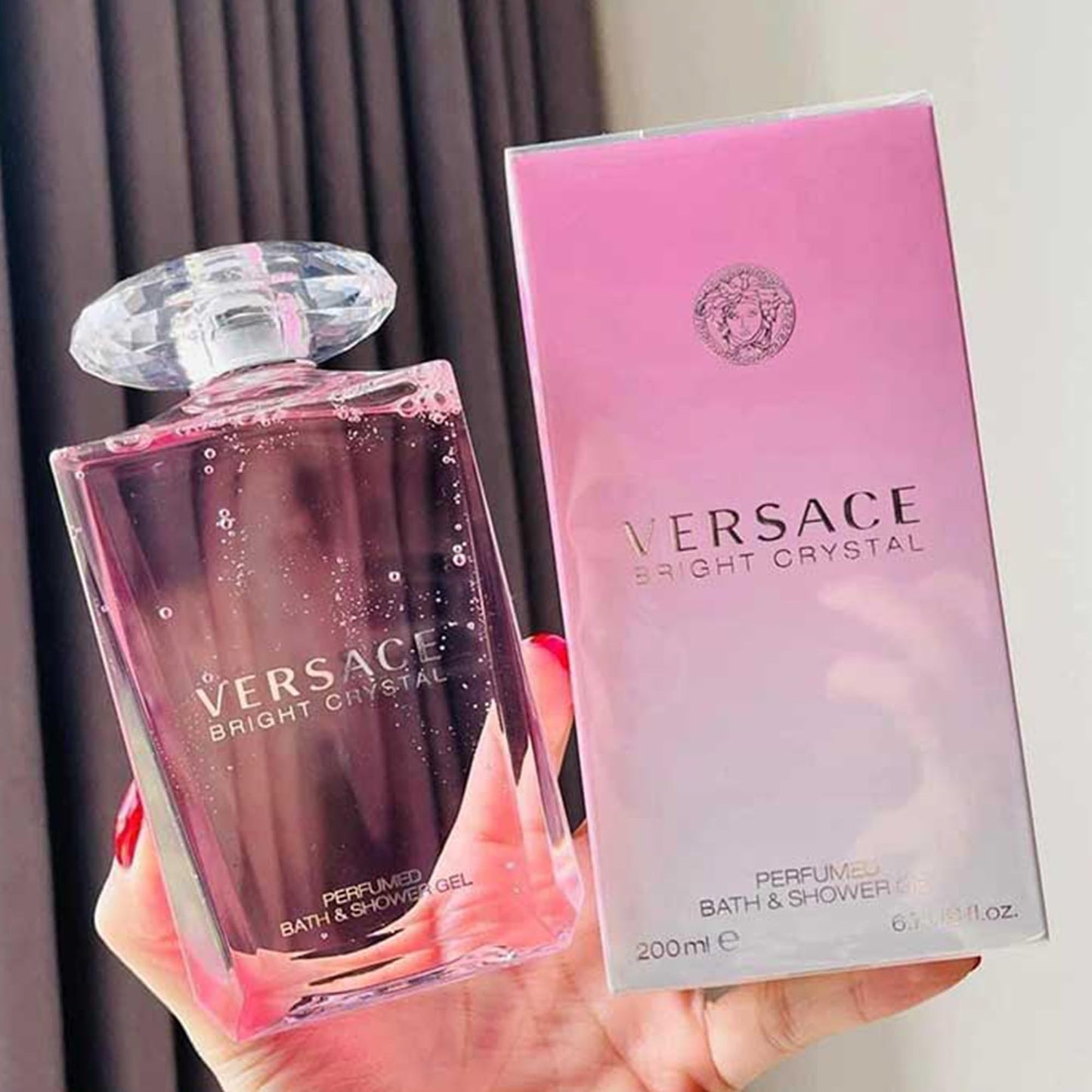 Versace Bright Crystal for Women Perfumed Bath & Shower Gel, 6.7 Ounce Beauty & Personal Care Versace