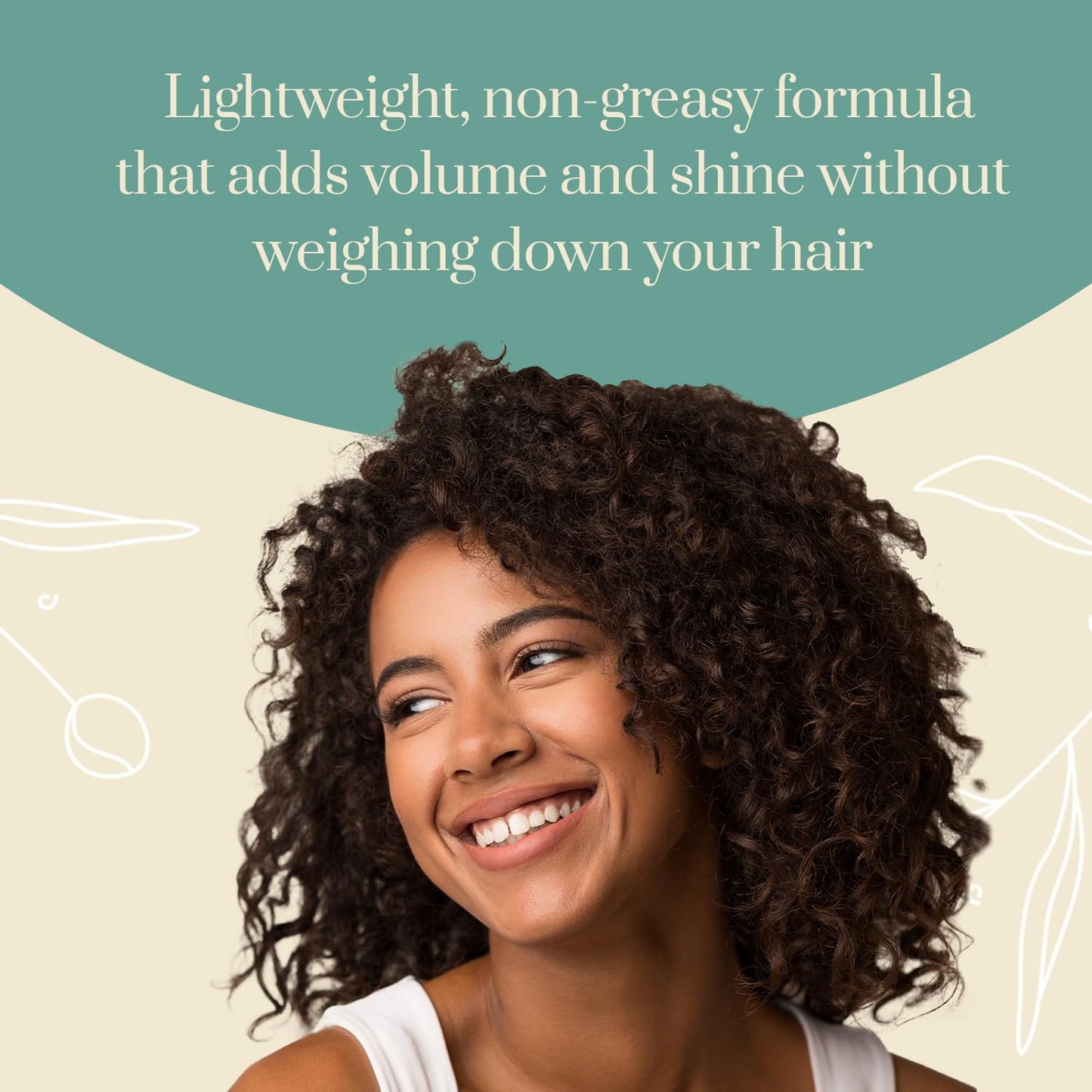 J. AMILA Styling Mousse for Curly & Wavy Hair - 8oz (237ml) Frizz Control & Long-Lasting Hold with Nourishing Coconut Oil - Defines Curls, Adds Volume Beauty & Personal Care J. AMILA
