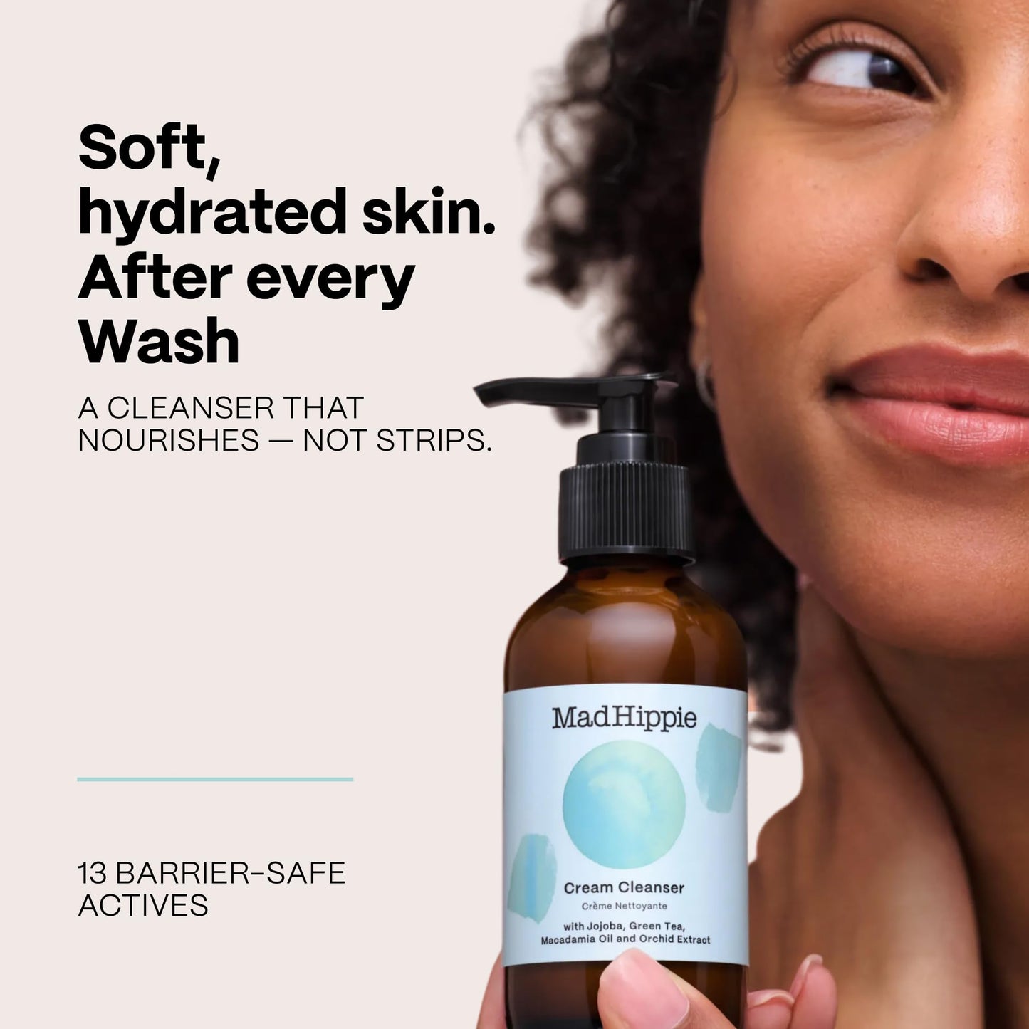 Mad Hippie Cream Cleanser 2-Pack - Gentle Formula with Hyaluronic Acid, Jojoba Oil & Green Tea, Skin Barrier Protection, 4 Oz Ea Beauty & Personal Care Mad Hippie