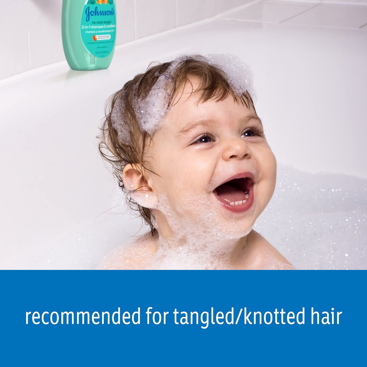 Johnson's 2-in-1 Shampoo & Conditioner, 20.3 fl. oz | Detangling Formula | For Kids | Tear-Free | Hypoallergenic Beauty and Personal Care Johnson's Baby