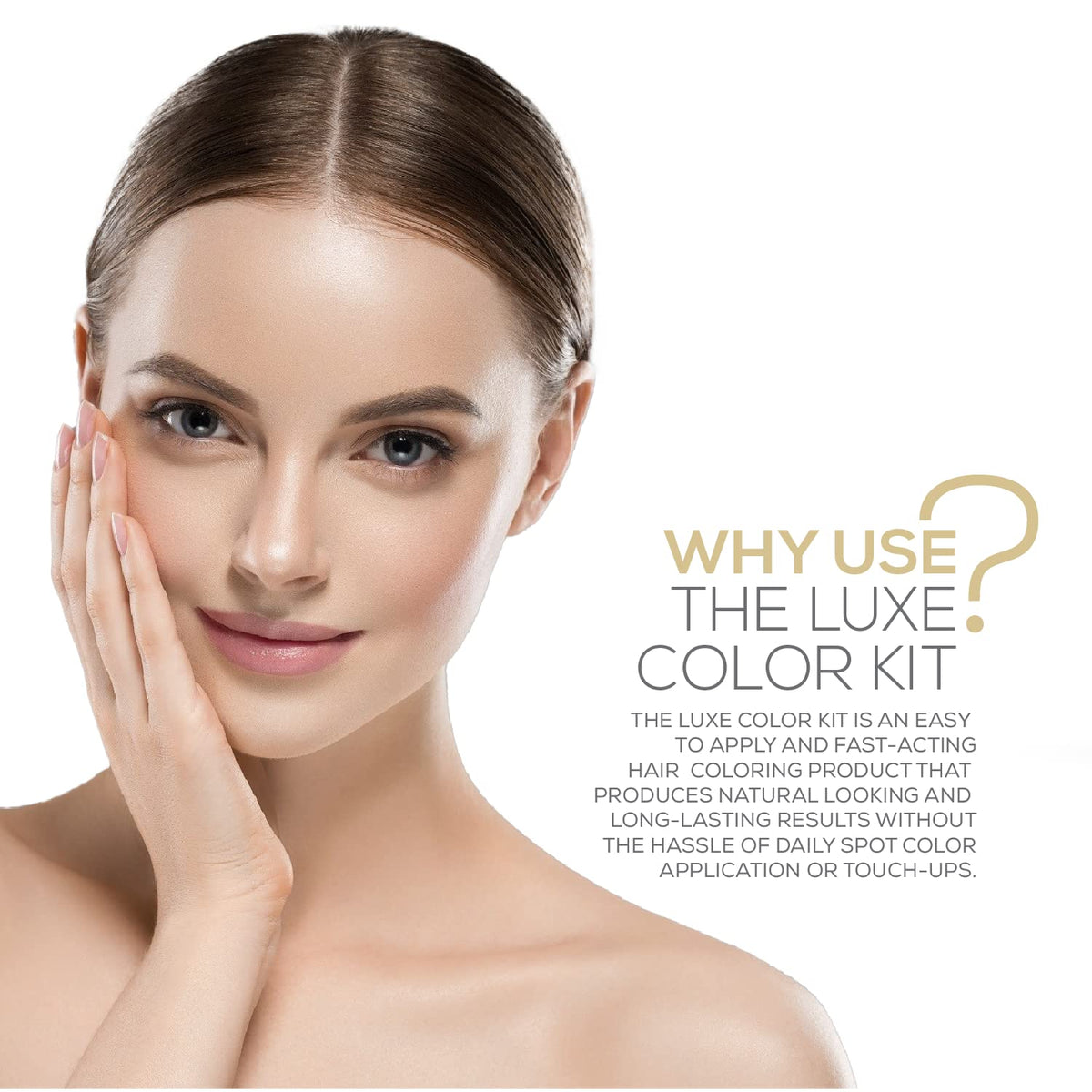 Parallel Products - Luxe Color (Dark Brown) - Cream Hair Dye - 25mL - Tint for Professional Spot Coloring - With Cream Developer, Mixing Dish Beauty & Personal Care PARALLEL PRODUCTS
