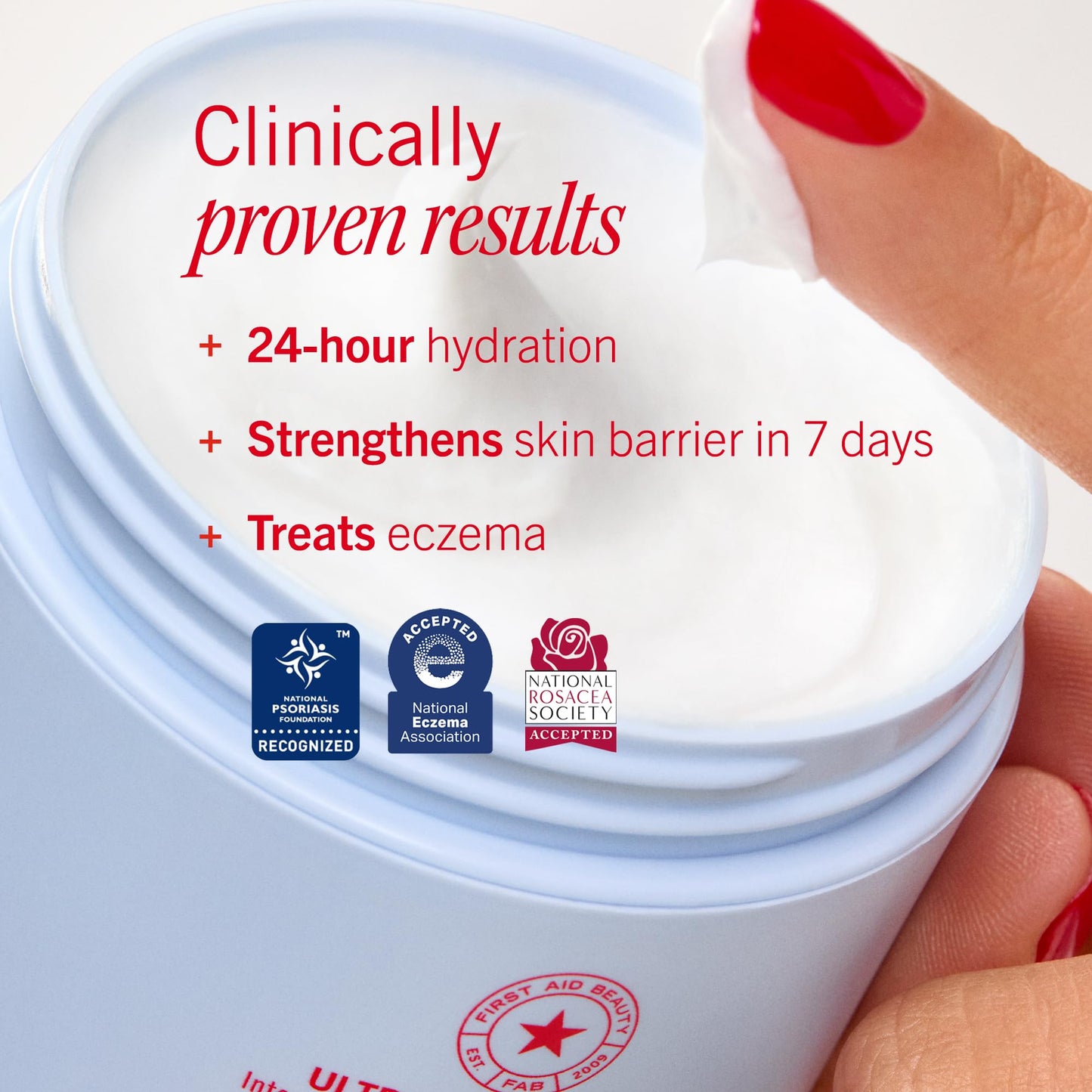 First Aid Beauty - Ultra Repair Cream - Hydrating Face & Body Moisturizer - Whipped Colloidal Oatmeal Clinically Proven to Strengthen Skin Barrier in Beauty and Personal Care First Aid Beauty