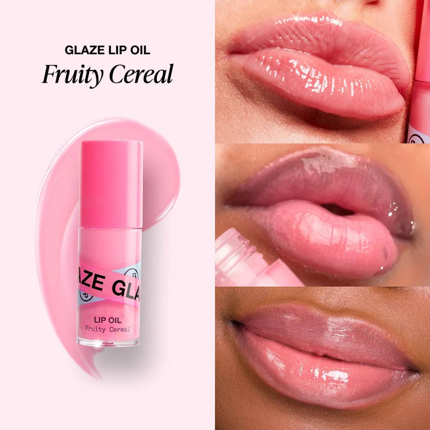 Innbeauty Project Glaze Lip Oil Fruity Cereal, Hydrating Vegan Lip Oil Gloss Hybrid, 0.2 OZ Beauty & Personal Care Innbeauty Project