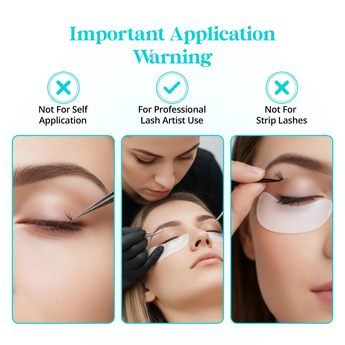 #1Eyelash Extension Premium Professional Adhesive Glue, Black, 0.34 Fl Oz, Made in USA, Water Resistant for License Used only.