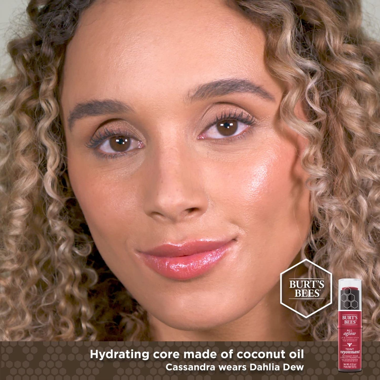 Burts Bees 100% Natural All Aglow Lip & Cheek Stick, Dahlia Dew - 1 Tube Beauty and Personal Care Burt's Bees