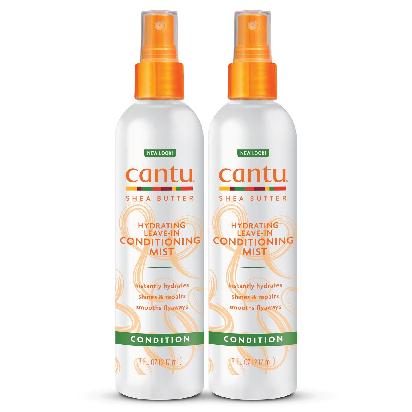 Cantu Leave-In Conditioning Mist with Pure Shea Butter, 8 fl oz (Pack of 2) Beauty & Personal Care Cantu