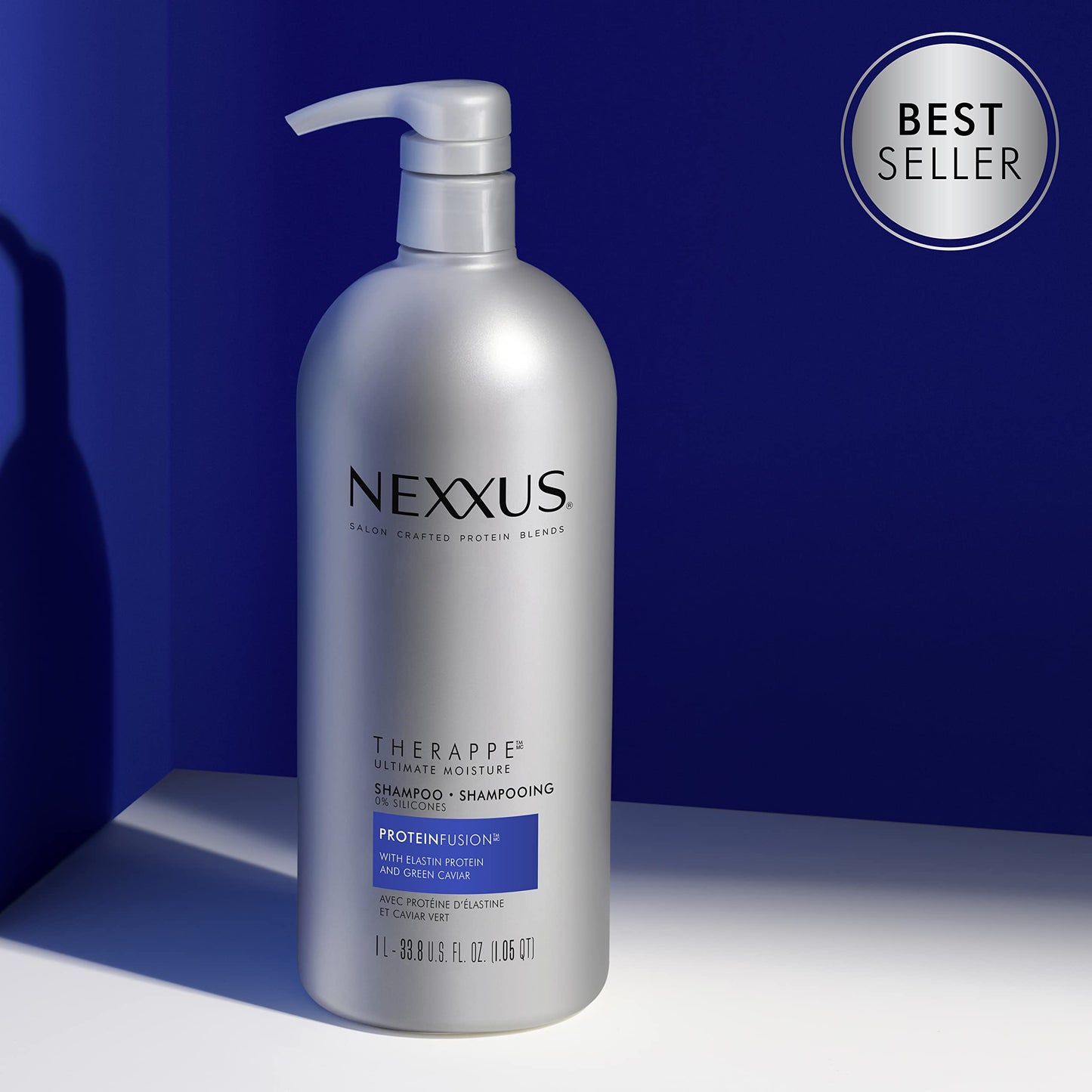 Nexxus Moisturizing Shampoo for Dry Hair Therappe Ultimate Moisture Silicone-Free, Moisturizing ProteinFusion with Elastin Protein and Green Caviar Beauty & Personal Care Nexxus