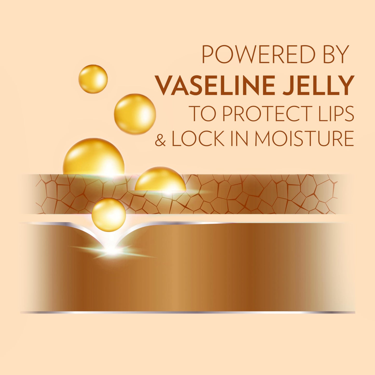 Vaseline Lip Therapy Creme Brulee 0.25 Ounce Jar (8 Pack) Disply Beauty & Personal Care Vaseline