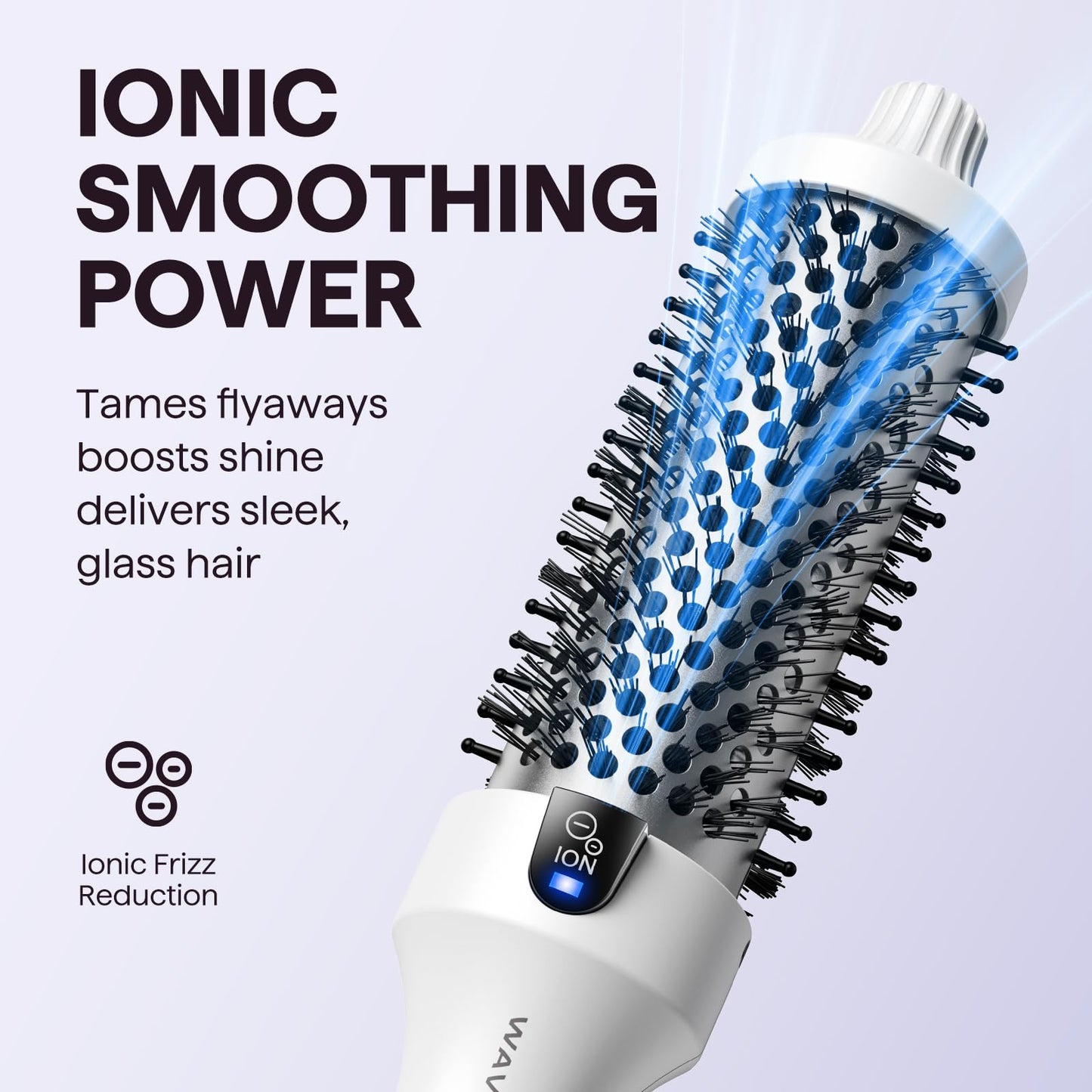 Wavytalk Thermal Brush Blowout Boost 1.5? Heat Round Brush for Blowout Look Beauty and Personal Care wavytalk
