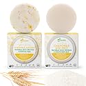 Solid Rice Protein Water Shampoo & Conditioner Hair Soap - Shampoo and Conditioner Bars For Hair With All Natural Plant Based Essential Oils And Zero Beauty & Personal Care BAMBOEARTH