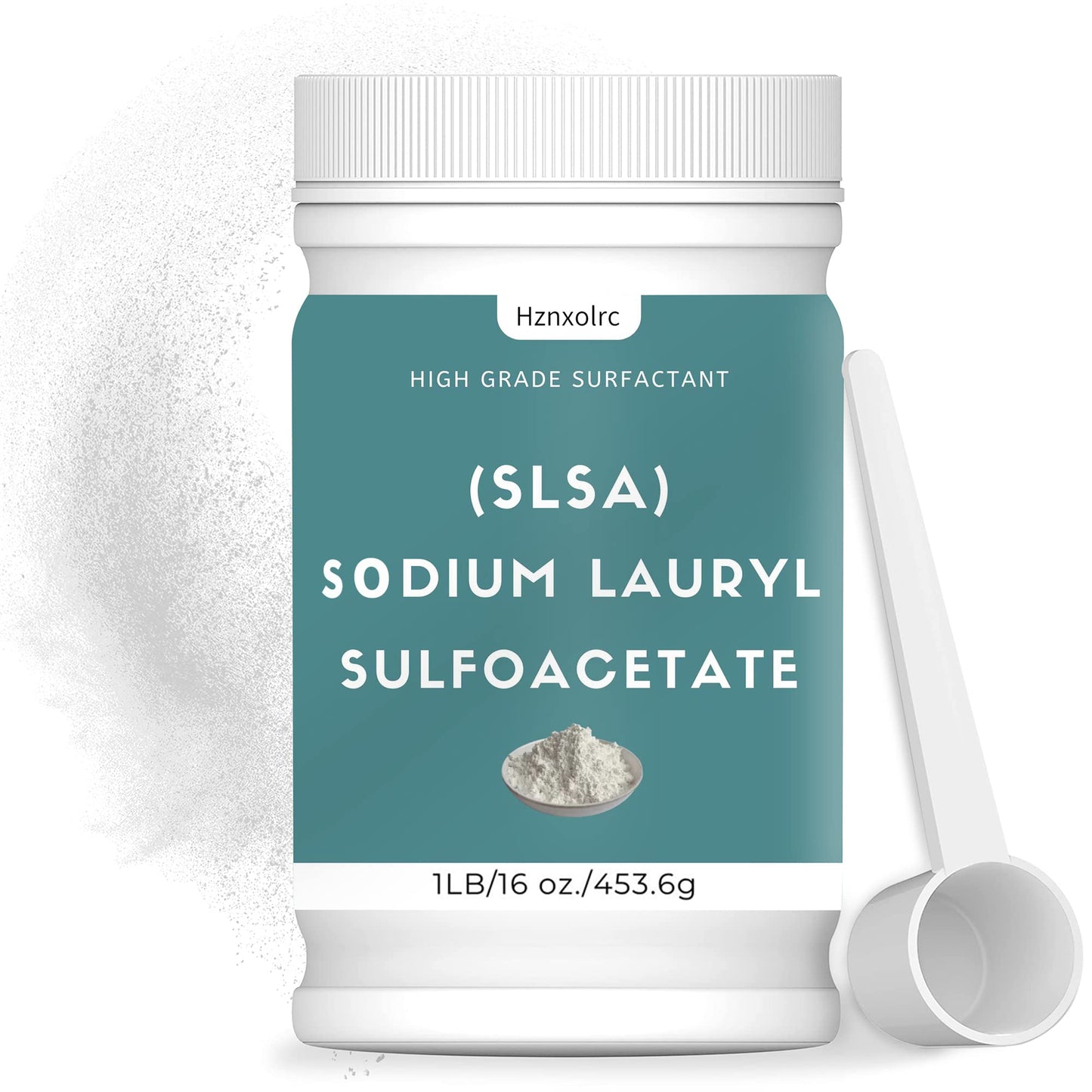 1 Pound SLSA Powder for Making Bath Bombs, Premium SLSA Sodium Lauryl Sulfoacetate Powder, Amazing Bubbles, Gentle on Skin, Suitable for Making Bath Beauty and Personal Care Hznxolrc