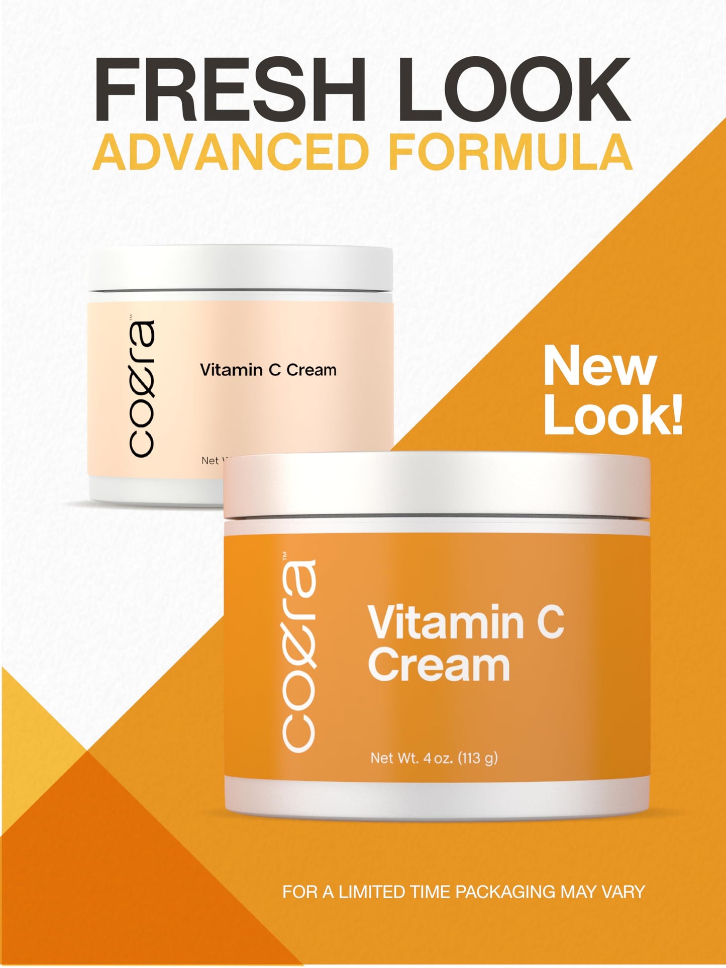 Coera Vitamin C Cream | 4oz | For Face, Dark Spots, Body, and Skin | Brightening, Hydrating, & Firming Moisturizer | Free of Parabens, SLS Beauty & Personal Care Coera