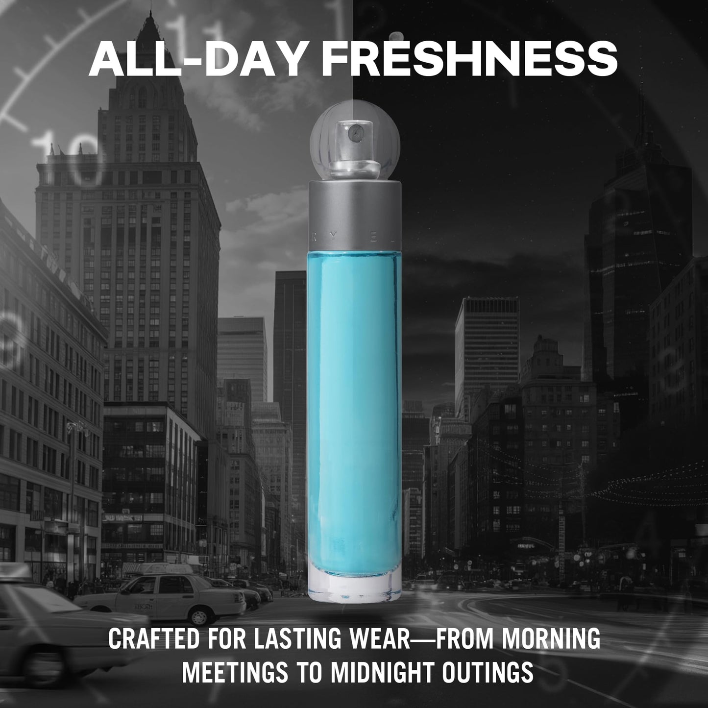 Perry Ellis 360° Eau De Toilette Spray for Men - Mens Cologne, Long Lasting Perfume, EDT, Fragrance with Notes of Bergamot, Juniper & Musk - 3.4 fl oz Beauty & Personal Care Perry Ellis