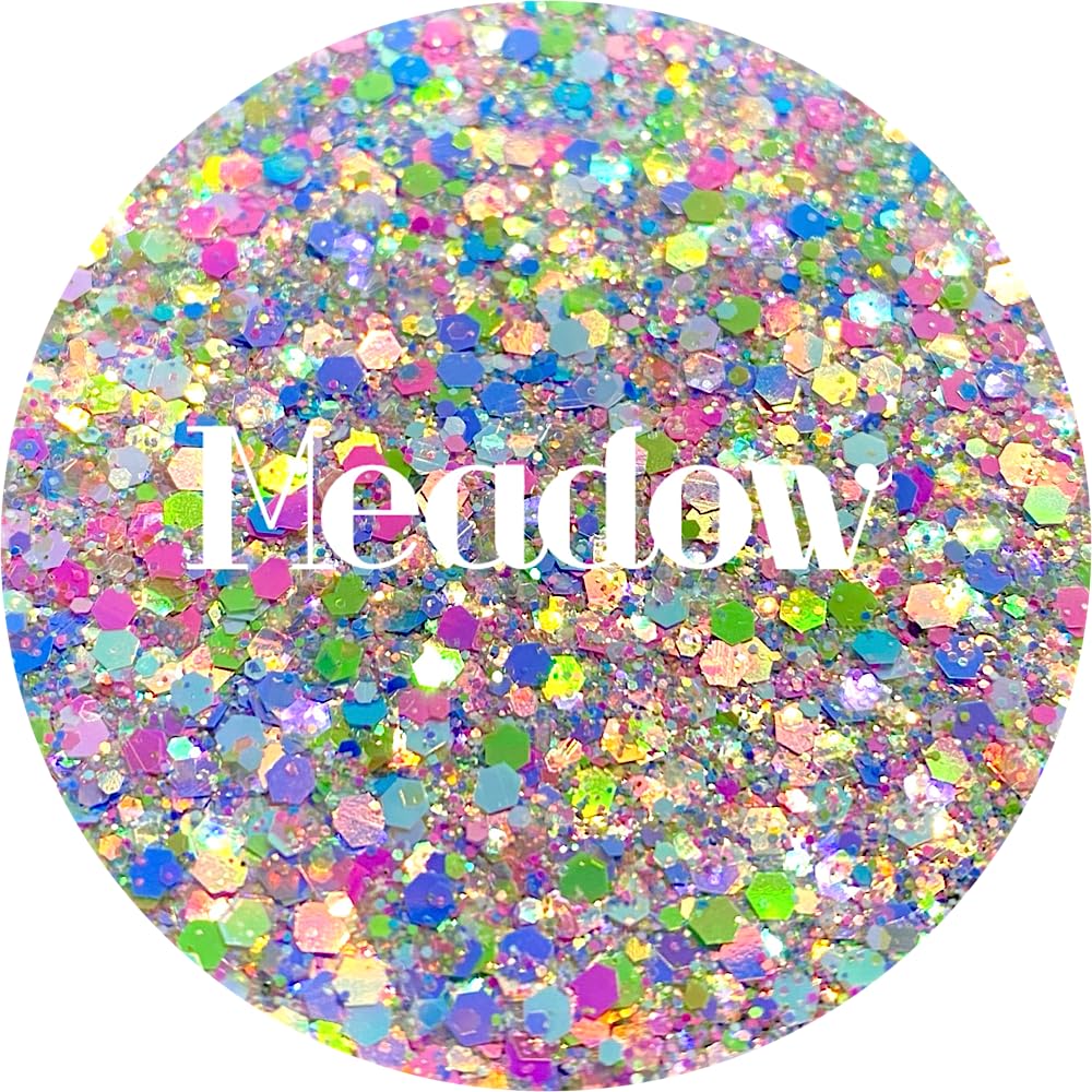 Purple Polyester Glitter | Craft Glitter | Glitter for Arts & Crafts | Tumblers | Cosmetics | Nails | Epoxy Resin Art | Slime | DIY | Body Glitter | 1 Beauty & Personal Care Glitter Heart Co.