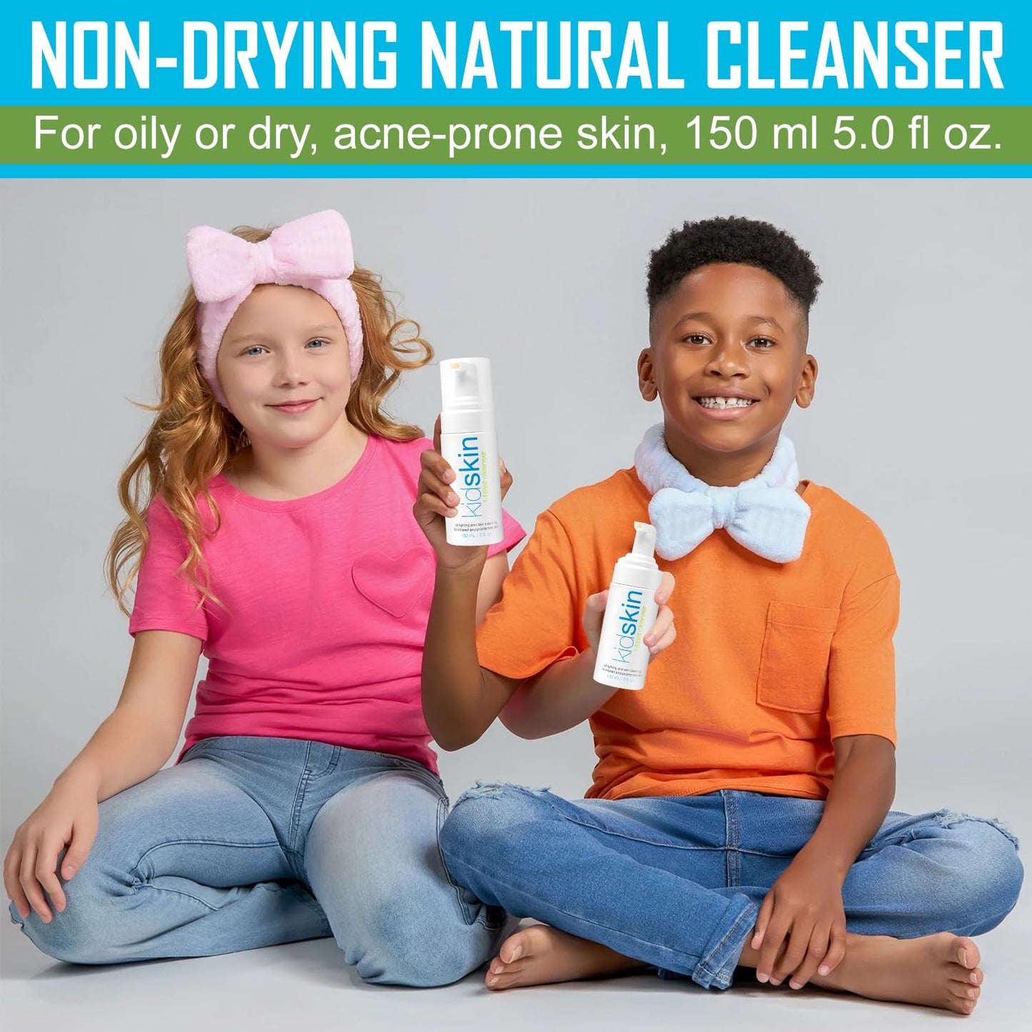 Kidskin T-Blast Facial Cleanser, Gentle Face Wash with Tea Tree Oil, Spot Skin Care for Kids and Teens, Non-Drying Natural Cleanser for Oily or Dry Beauty & Personal Care Kidskin