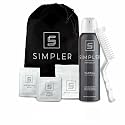 Simpler Partial Coverage Men's Hair Color Color Box - Permanent Beard and Mustache Dye - Ammonia-Free Beard Hair Dye - Fast Gray Blending - Salt Beauty & Personal Care SIMPLER HAIR COLOR