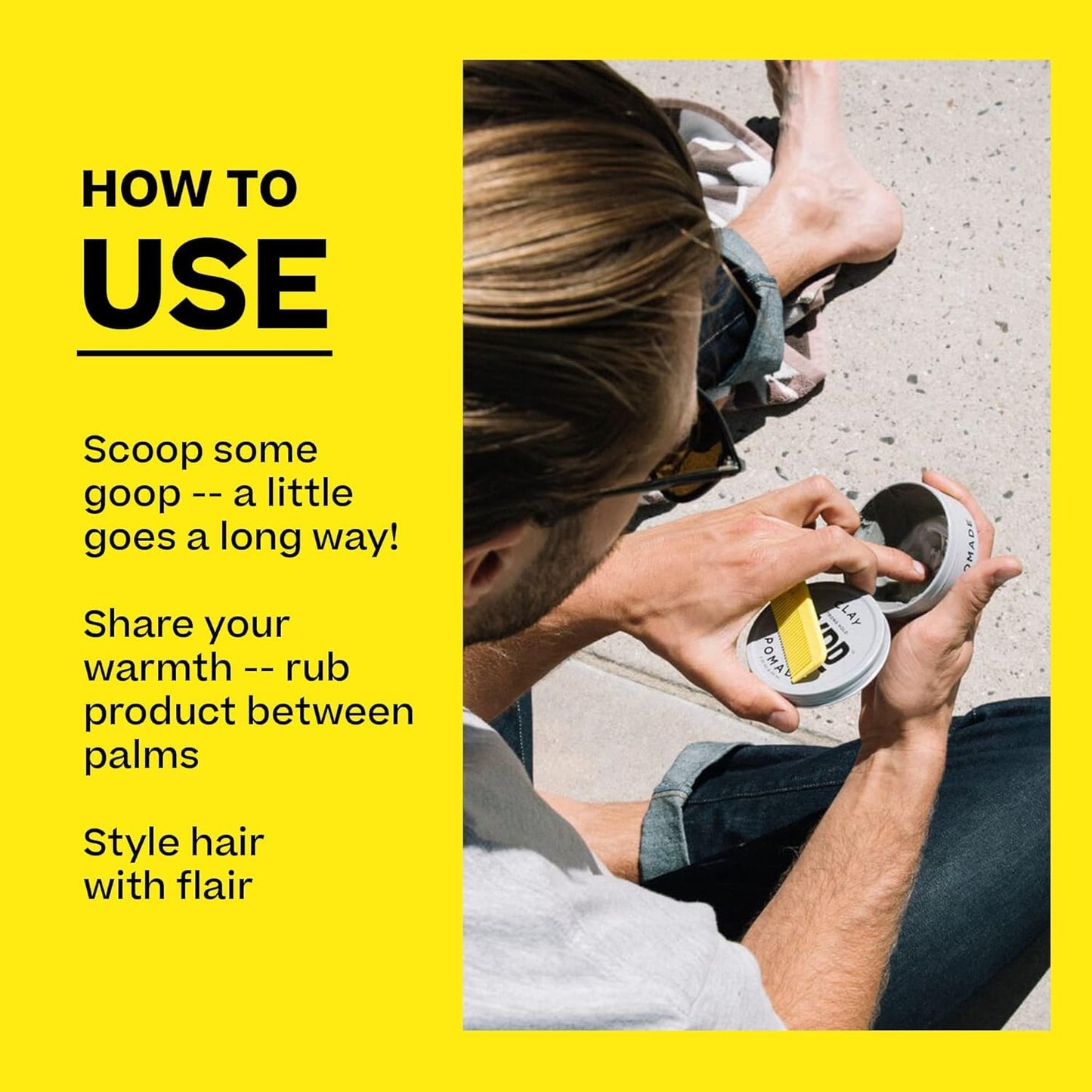BYRD Hairdo Products Clay Pomade for Men 2-Pack - Strong Hold, Ultra Matte Finish, Add Volume & Sculpt to All Hair Types, Plus Salty Coconut Car Air Beauty & Personal Care BYRD Hairdo Products