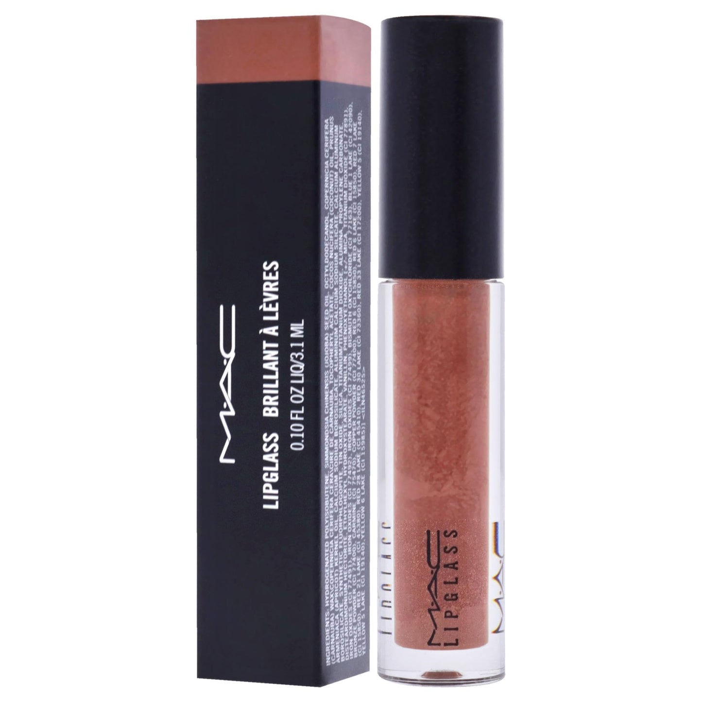 MAC LipGlass Lip Gloss - Beaux Lip Gloss Women 0.1 oz Beauty & Personal Care MAC