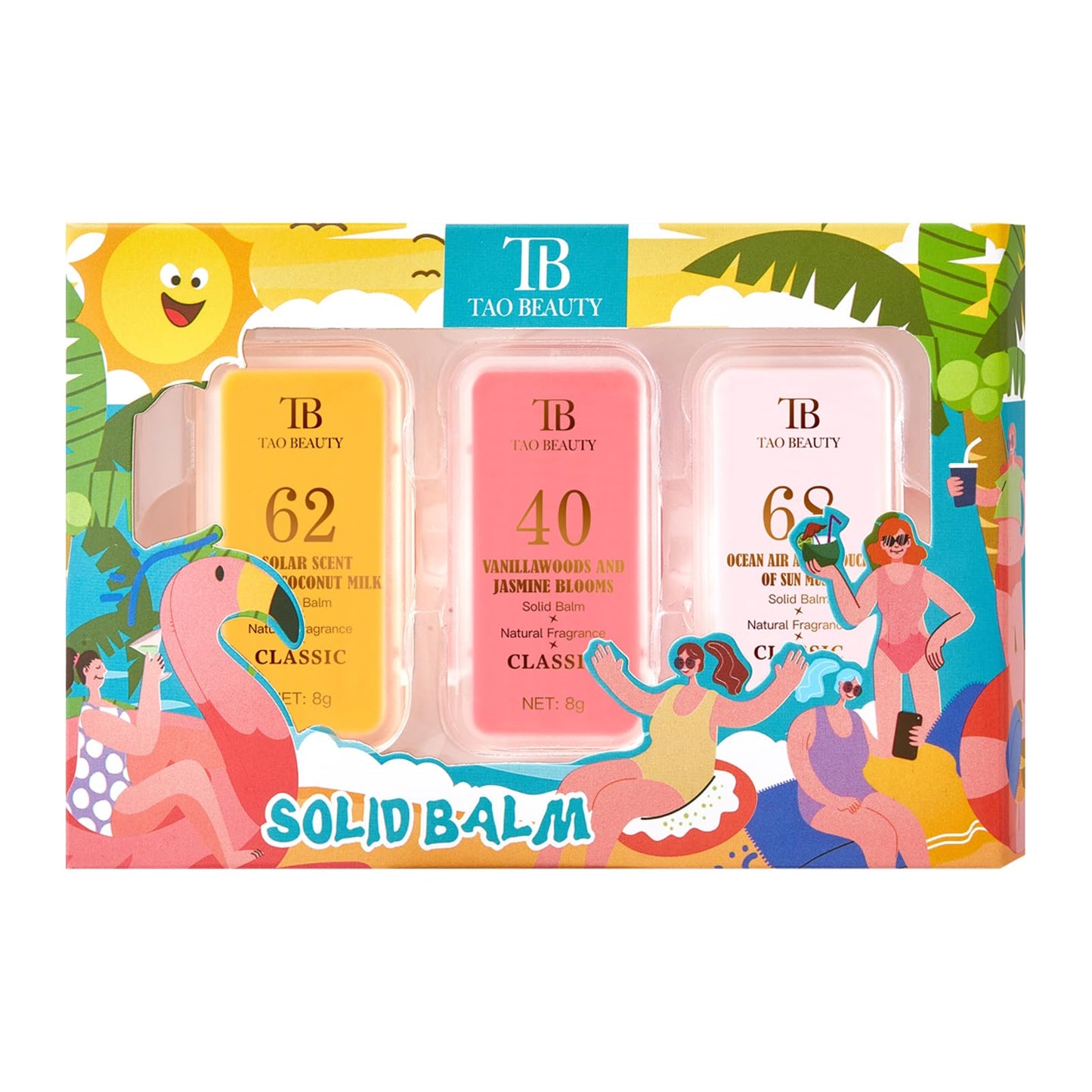 ADMD Solid Perfume 3-Pack Refreshing Long Lasting Balm Perfume for Women & Men, Travel-Safe Natural Scent for Day & Night Beauty & Personal Care ADMD