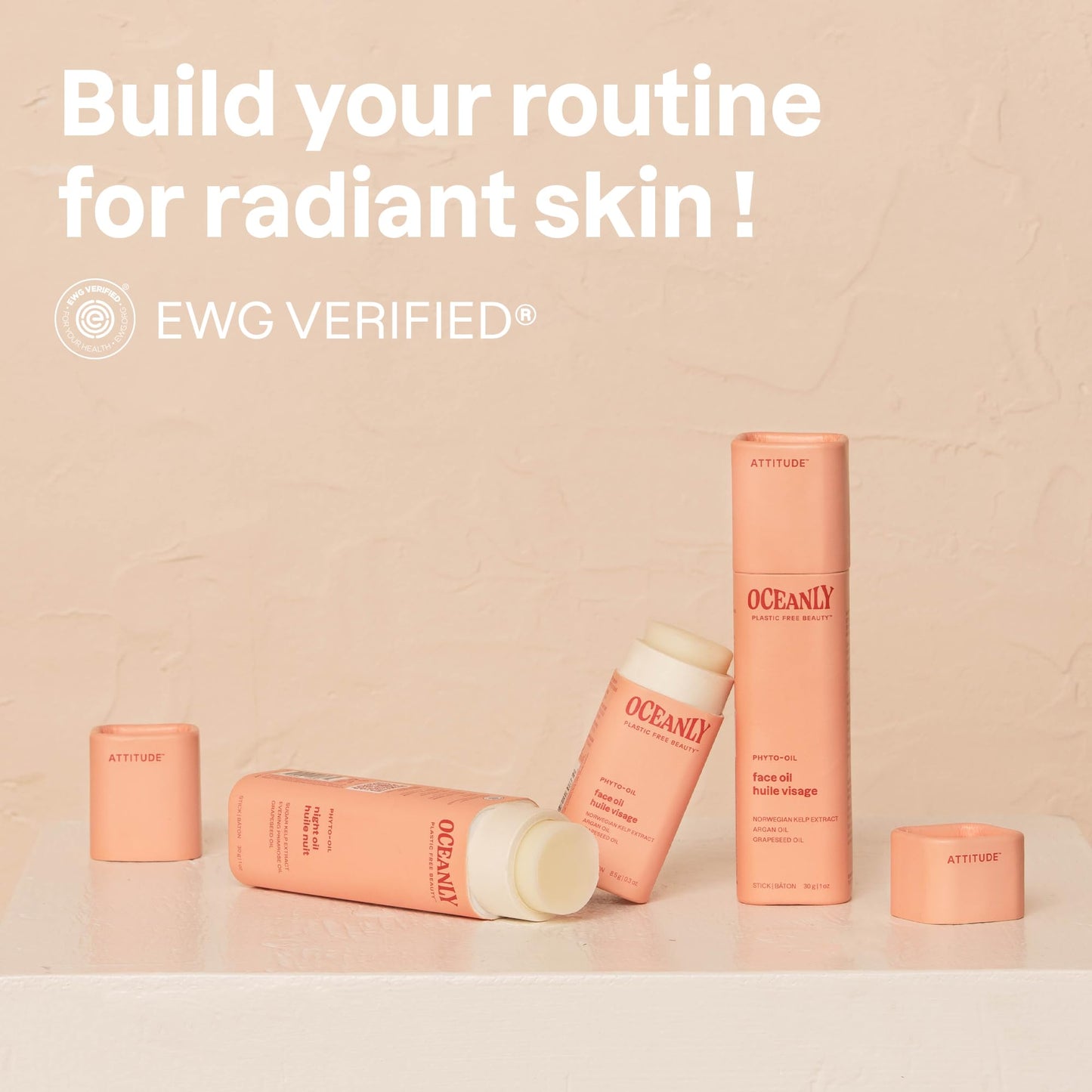 ATTITUDE Oceanly Night Oil Stick, EWG Verified, Plastic-free, Plant and Mineral-Based Ingredients, Vegan and Cruelty-free Beauty Products, PHYTO OIL Beauty & Personal Care ATTITUDE