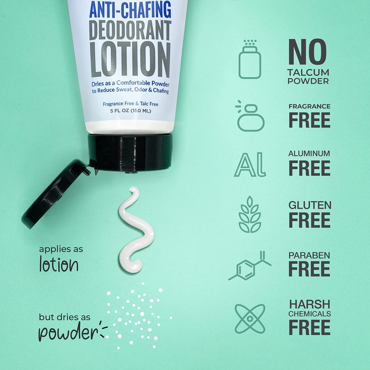 DRYYD Ball Deodorant For Men Aluminum Free Chafing Balls Powder Lotion, No Talcum Powder, Hemp Seed Oil, Reduce Odor & Sweaty Groin Itch Cream, Fresh Beauty & Personal Care dryyd