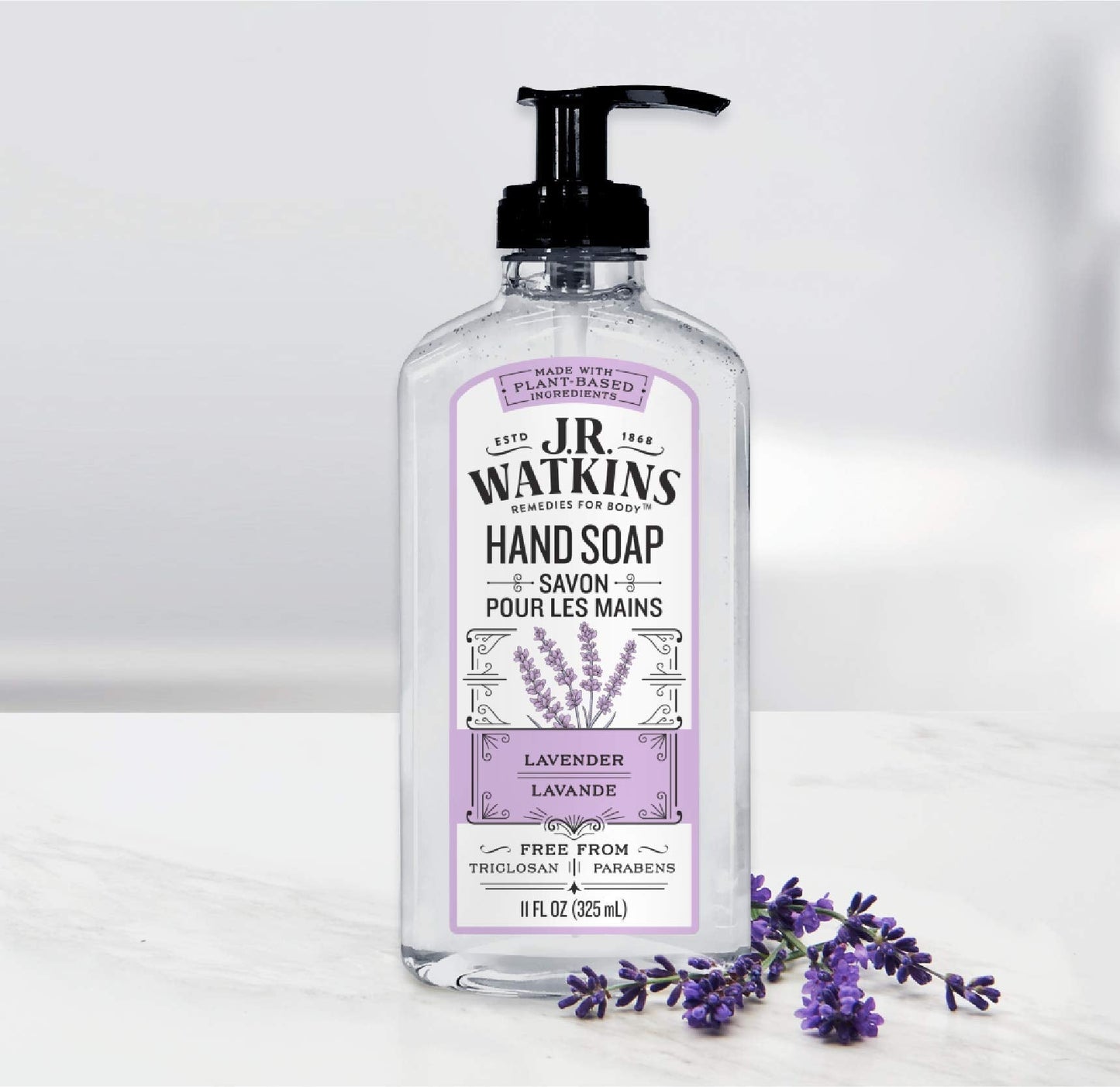 J. R. Watkins Liquid Hand Soap - Lavender - 11 Fl Oz (Pack of 2) Beauty & Personal Care J.R. Watkins