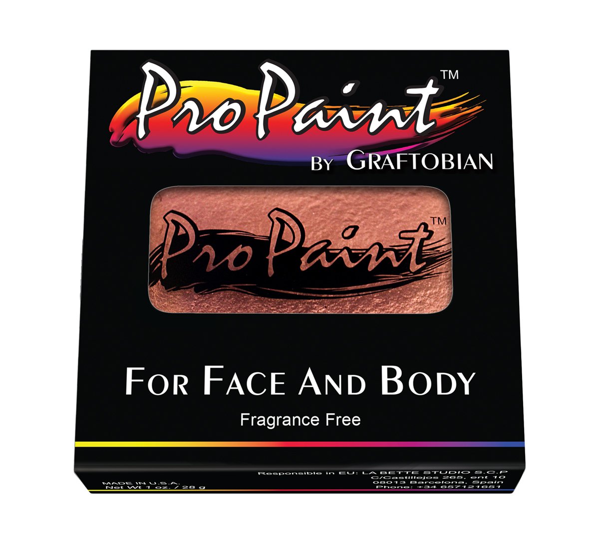 Graftobian Pro Paint Face and Body Paint - Clockwork Copper, 30 ml Beauty & Personal Care Graftobian